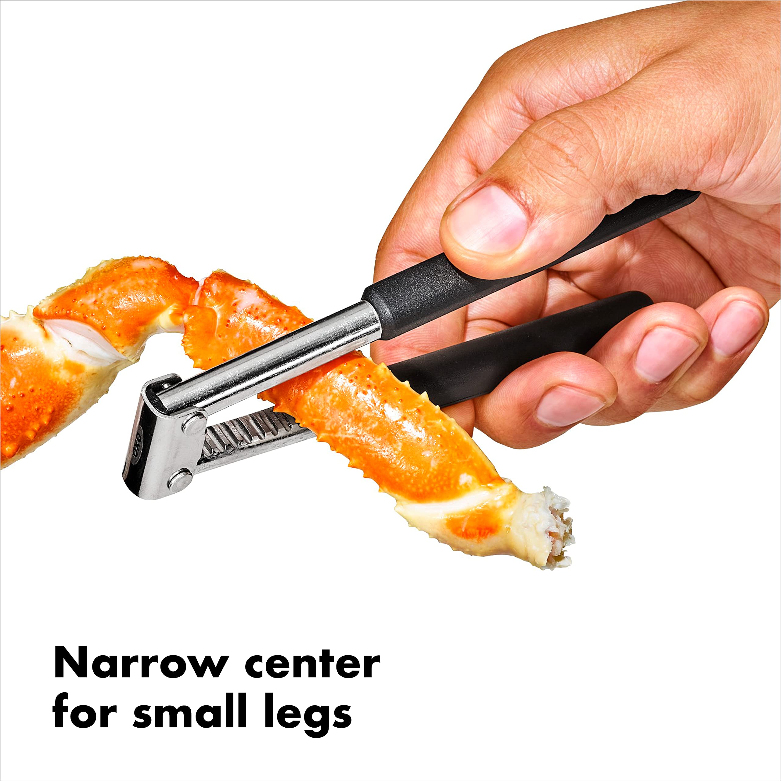 OXO Good Grips Stainless Steel Nut & Seafood Cracker | Ergonomic, Non-Slip Handles 3