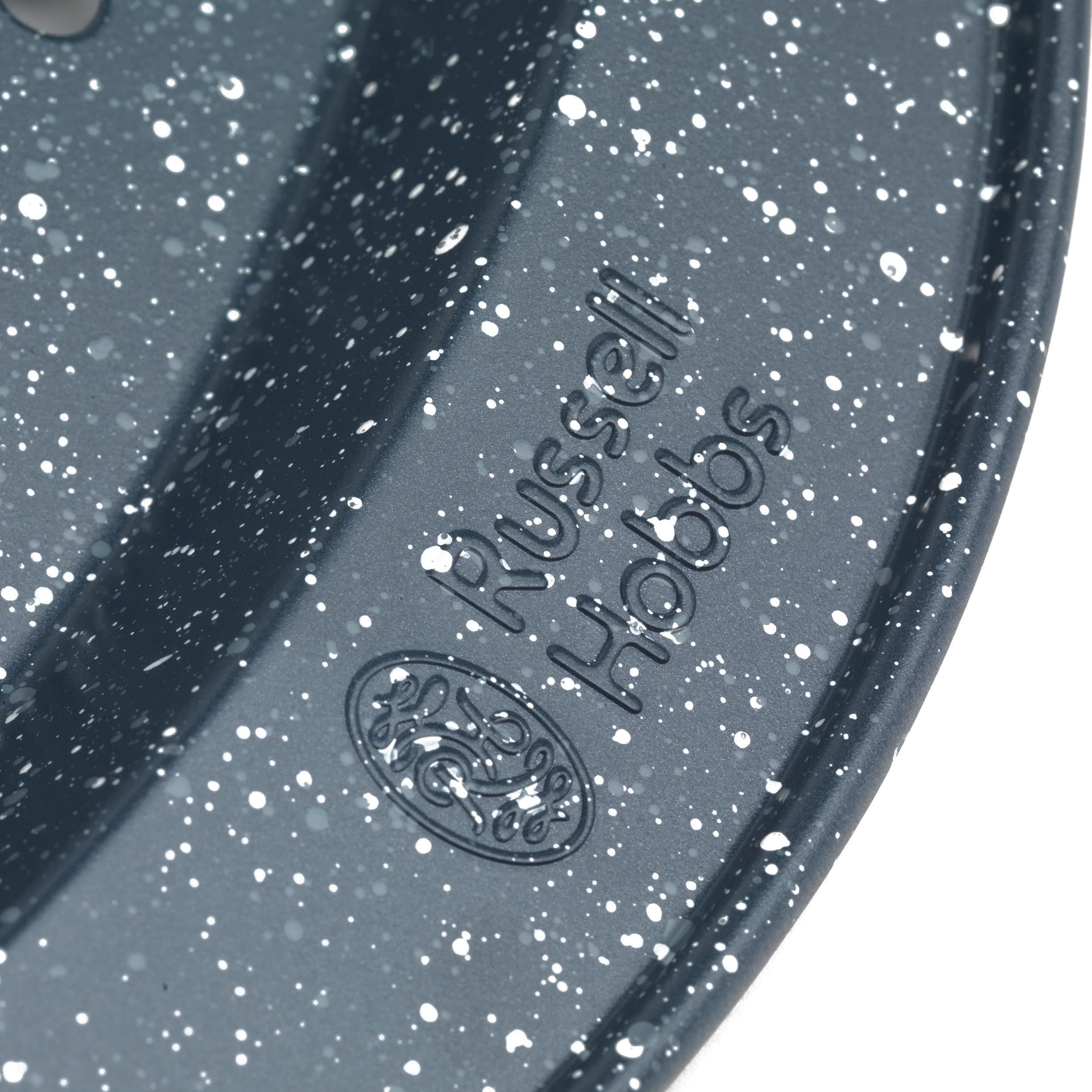 Russell Hobbs Nightfall Stone Pizza Pan - 37 cm Round, Carbon Steel, Non-Stick | RH01003EU 6