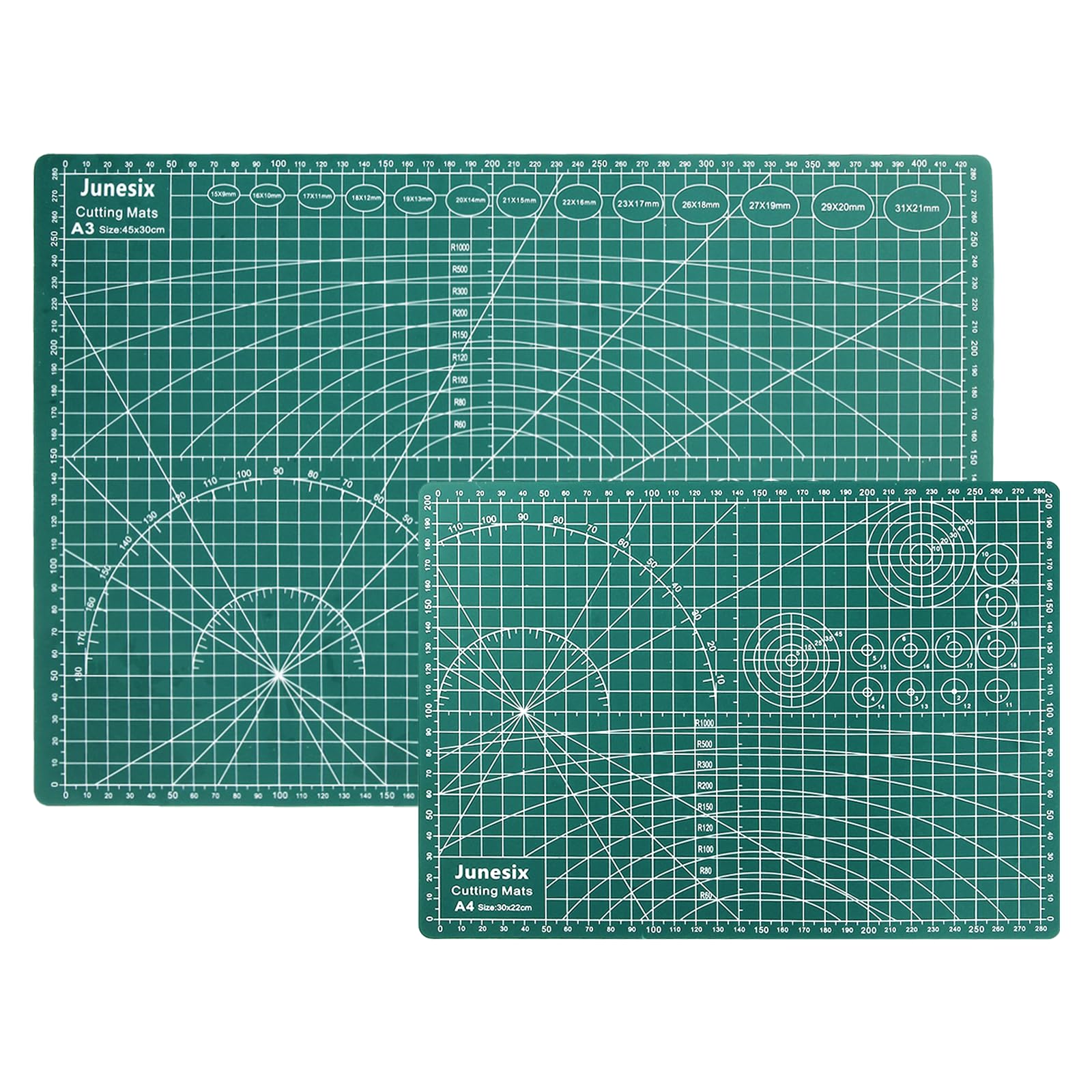 ASelected Self-Healing Cutting Mat - Double-Sided A3 & A4 Sizes | 2.6mm Thick PVC 1
