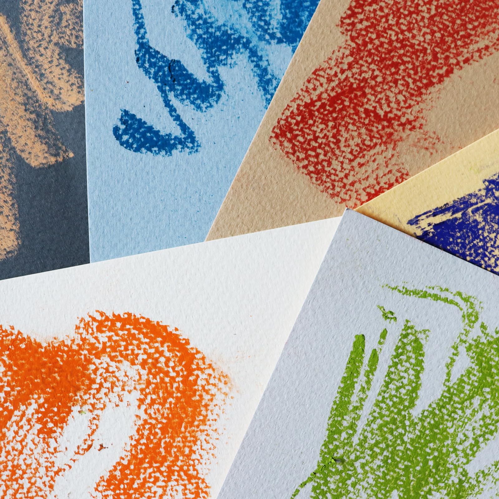 Artway A4 Pastel Paper Pad - 48 Sides/24 Sheets, 160gsm, 6 Assorted Colours 6