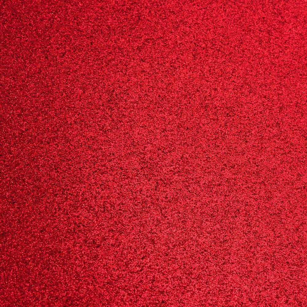 Italian Options 250GSM Non-Shed Glitter Card Stock - A4 Red, 10 Sheets 2