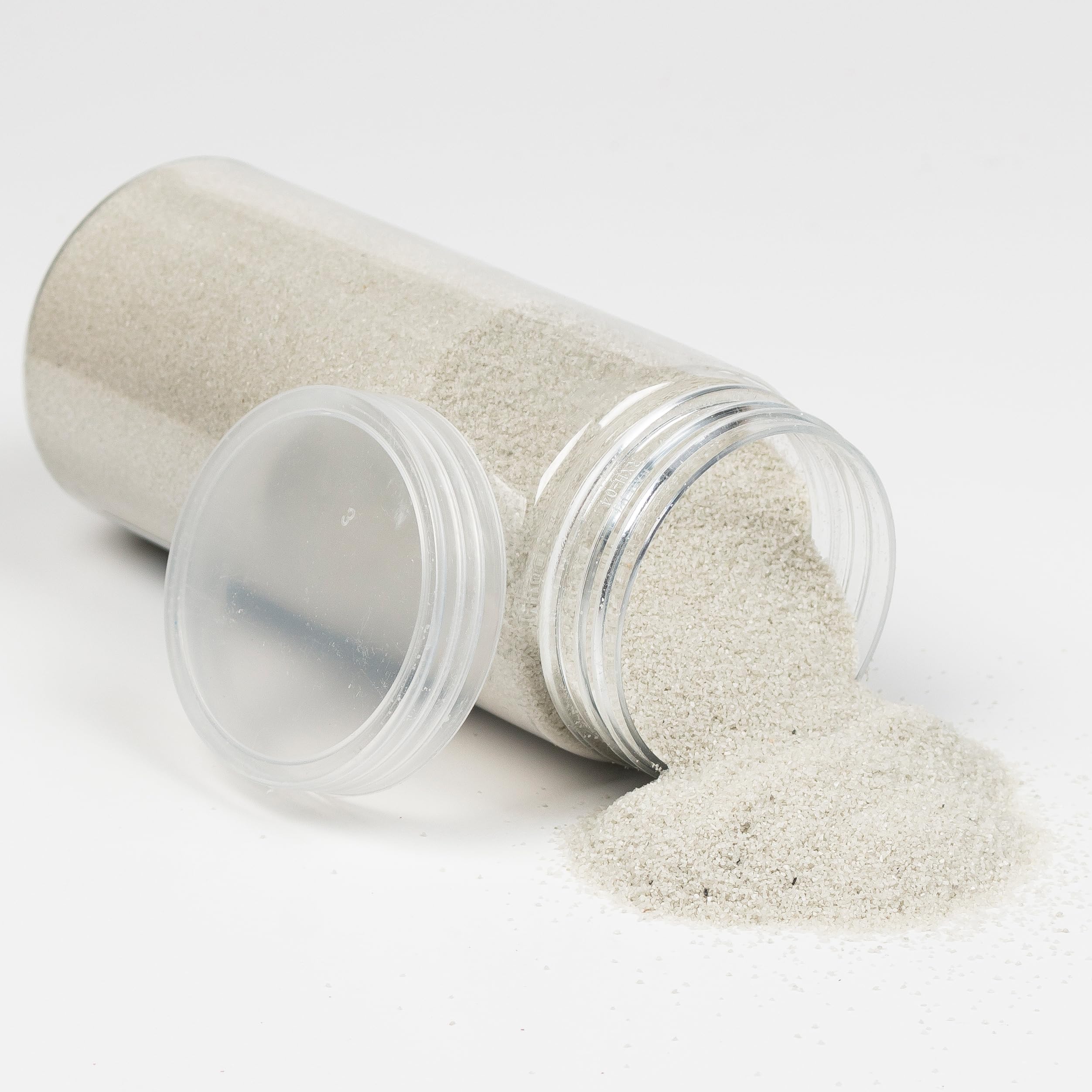 Heku Decorative Coloured Sand - Natural | 750g Fine Grain (0.1-0.5mm) | Resealable Tin 5