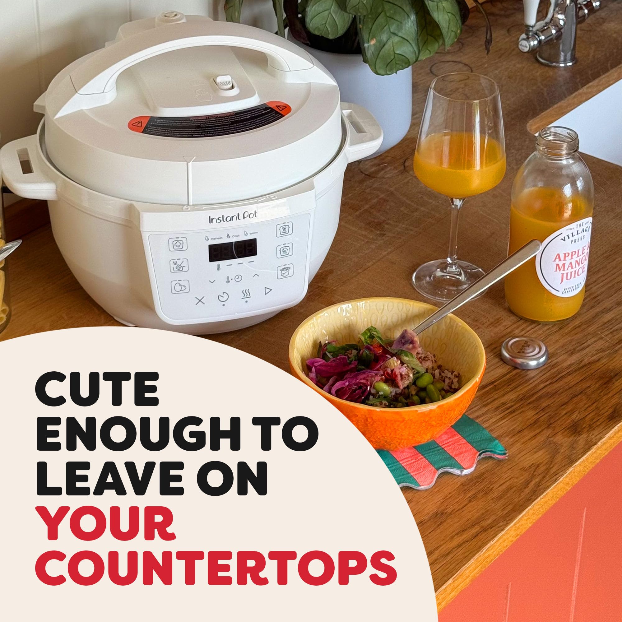 Instant Pot 3.8L Multicooker 7-in-1 Smart Cooker | Sea Salt White | 1000W 7