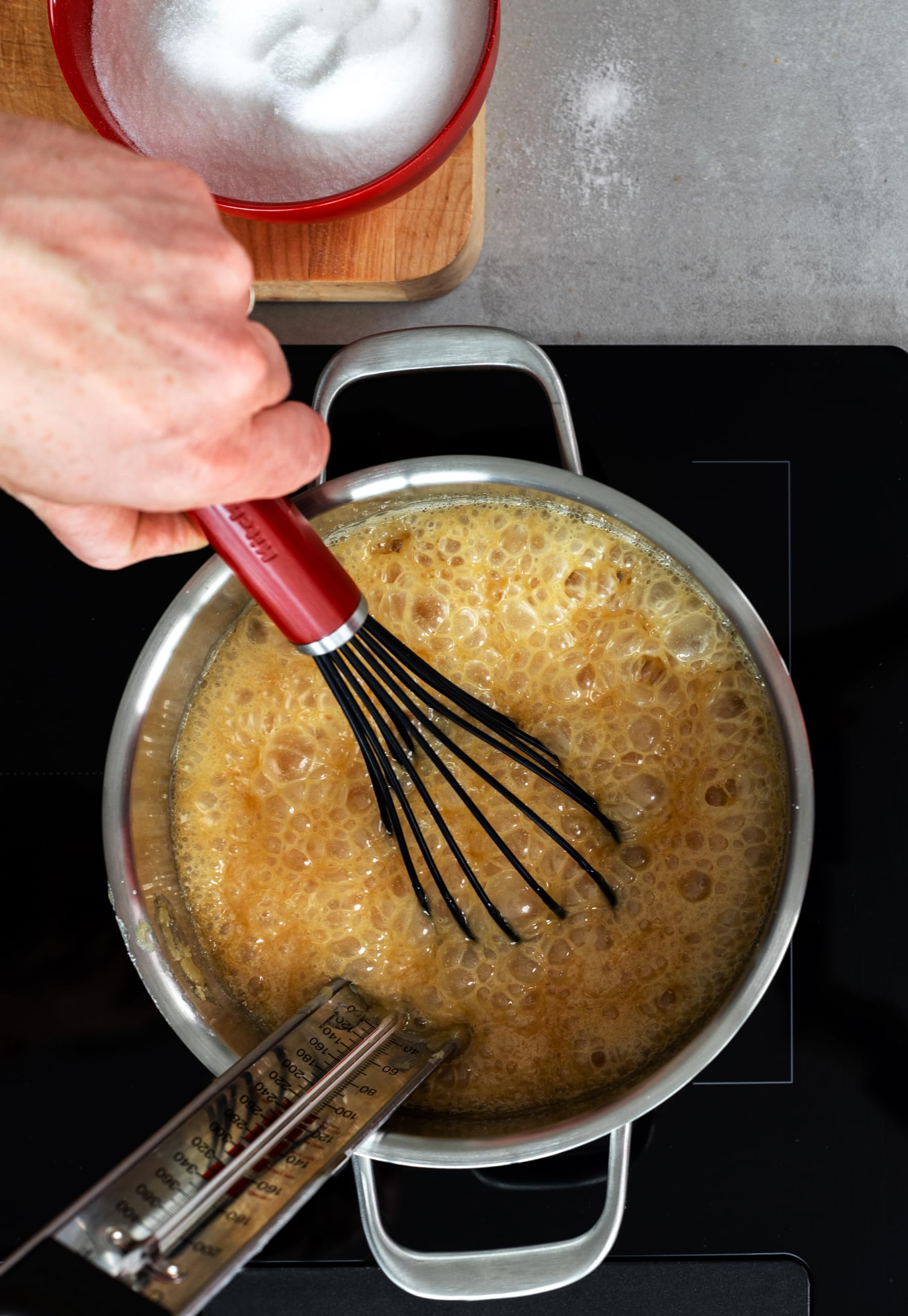 KitchenAid Classic Silicone Whisk - Empire Red | Heat Resistant to 450°F | Dishwasher Safe 6