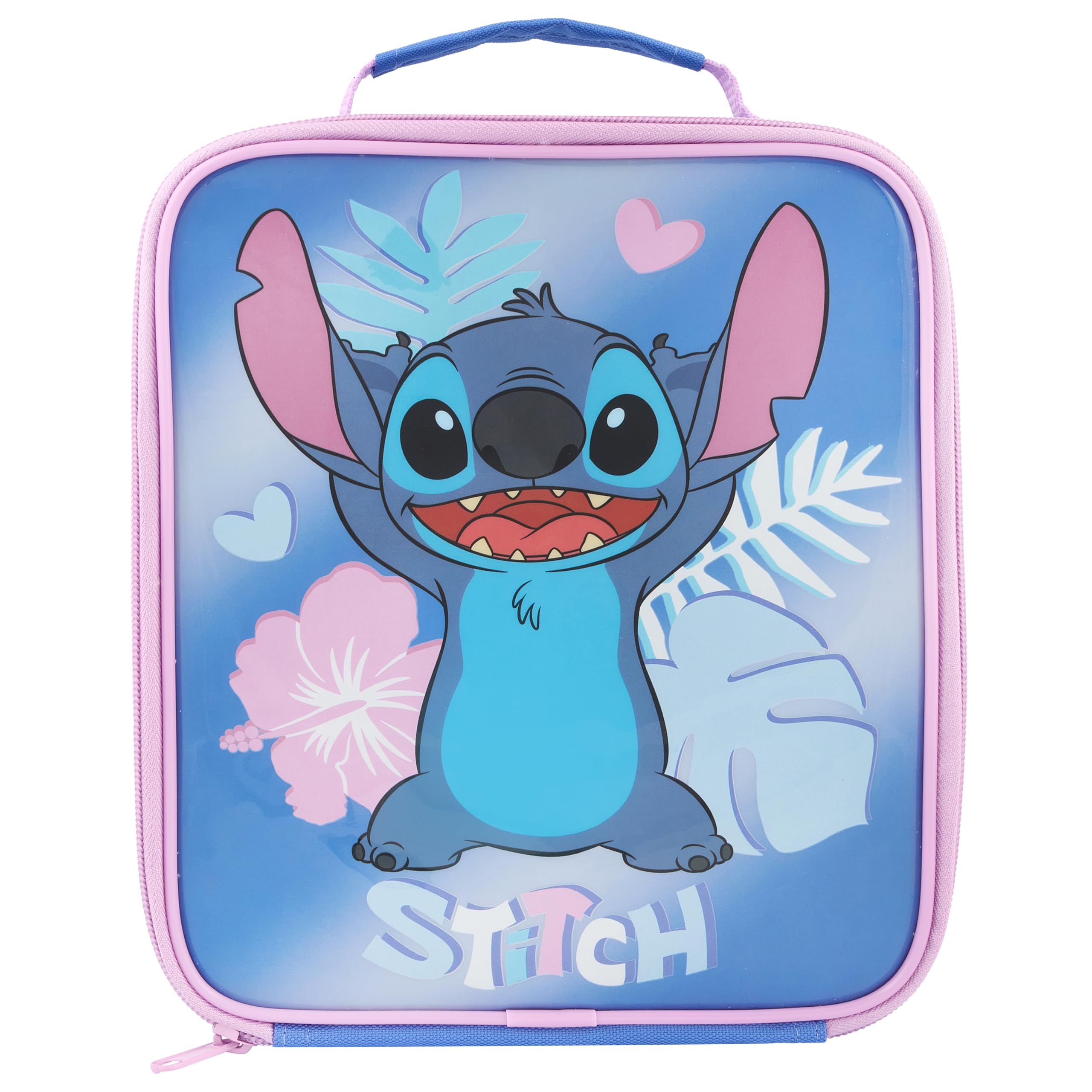 Disney Stitch Insulated Kids Lunch Bag by Polar | Food-Safe PEVA Lining | 600D Polyester 2