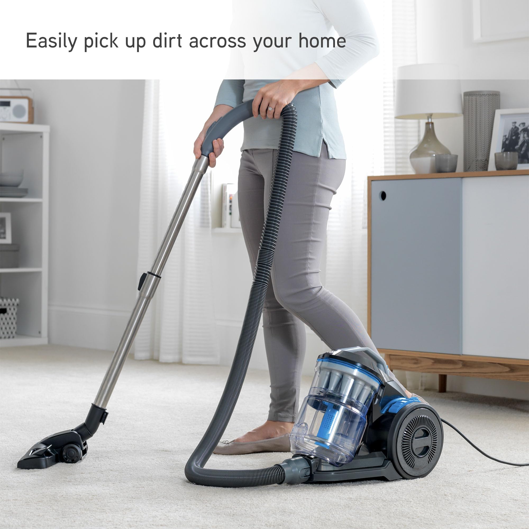 Vax Air Stretch Pet Cylinder Vacuum Cleaner | 12m Reach | 1.5L Capacity | 850W 3