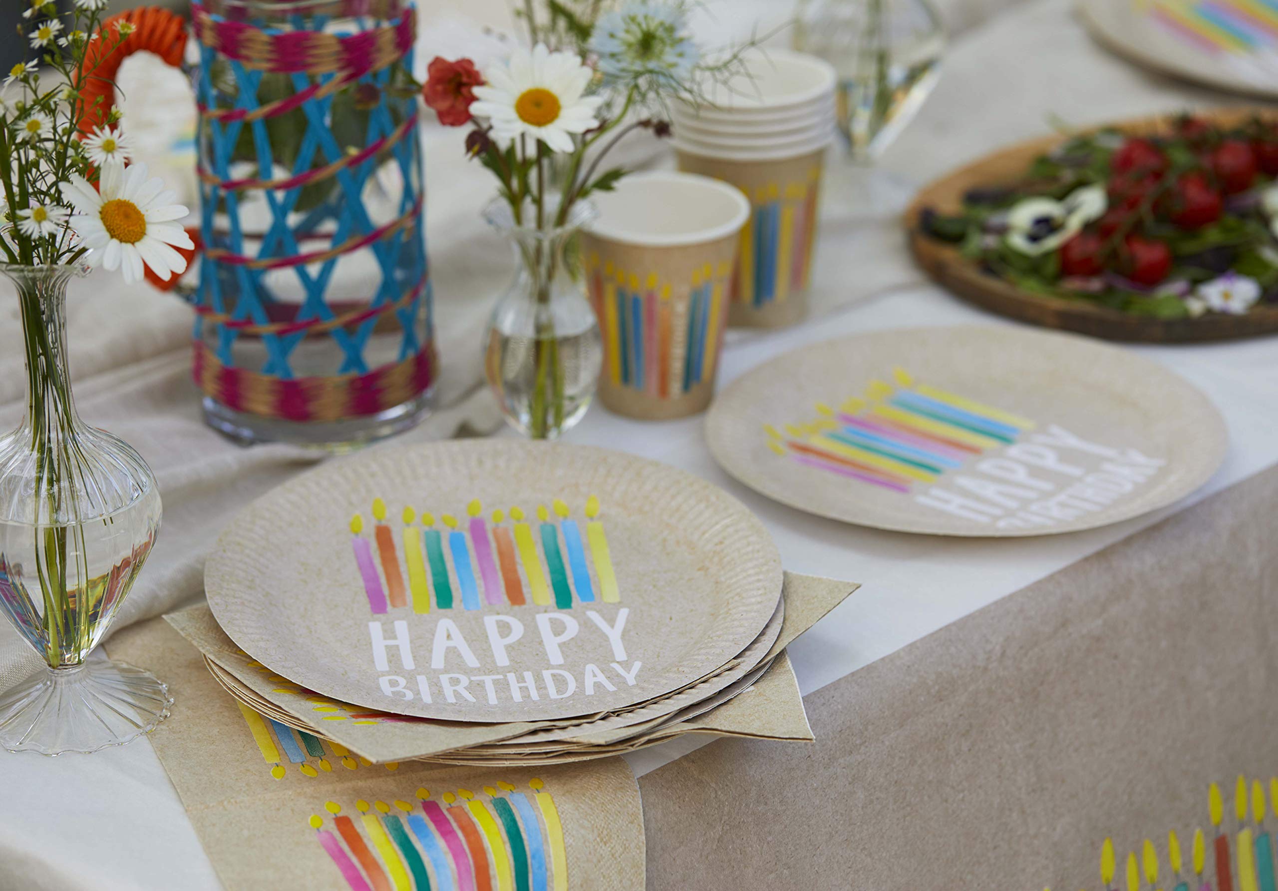 Talking Tables ECO Party Paper Napkins - Pack of 20 | 33cm Size | Plastic-Free 5