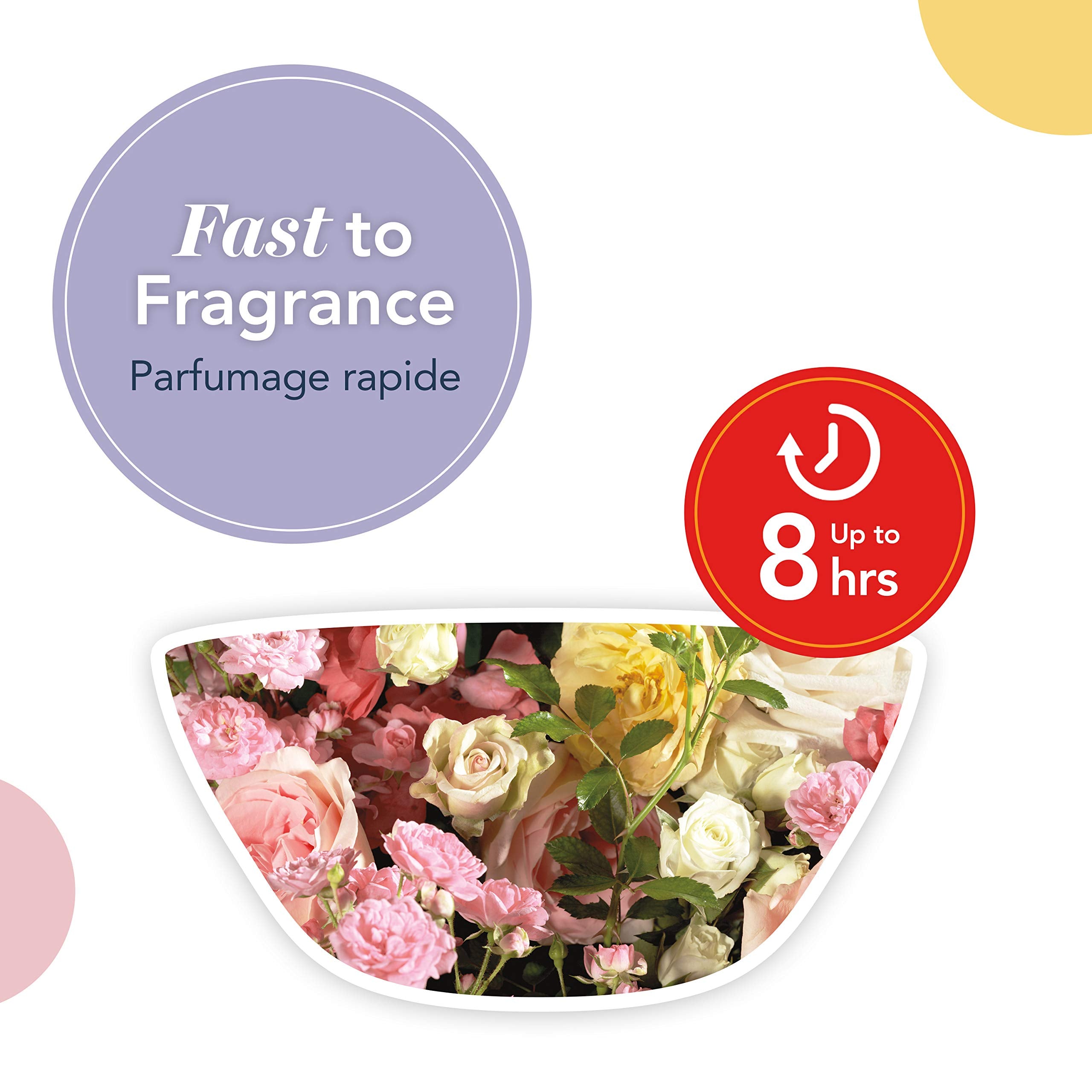 Yankee Candle Wax Melts - Fresh Cut Roses Scent | Up to 8 Hours Fragrance | 1 Count 2