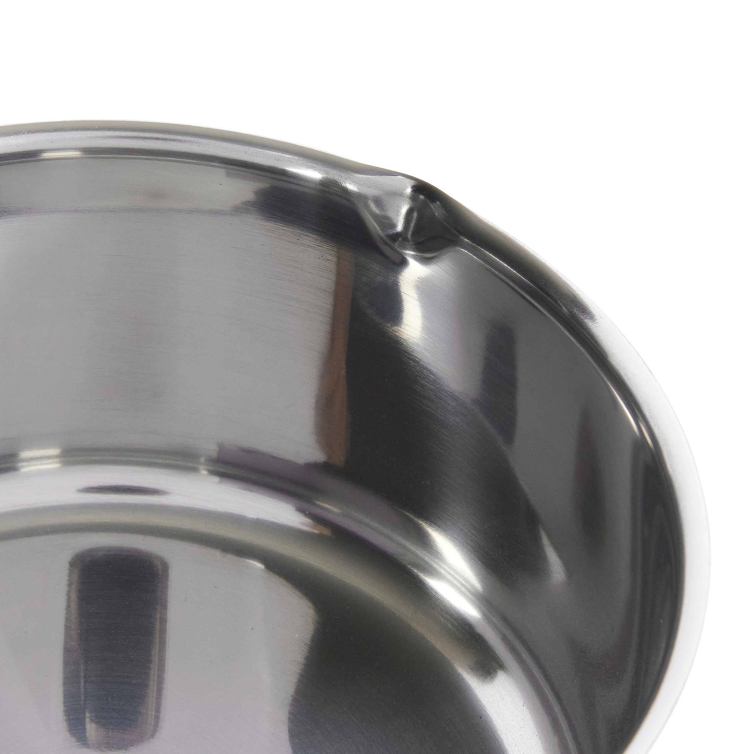 KitchenCraft Stainless Steel Milk Pan with Pouring Lip | 14cm Diameter | Induction Compatible 4