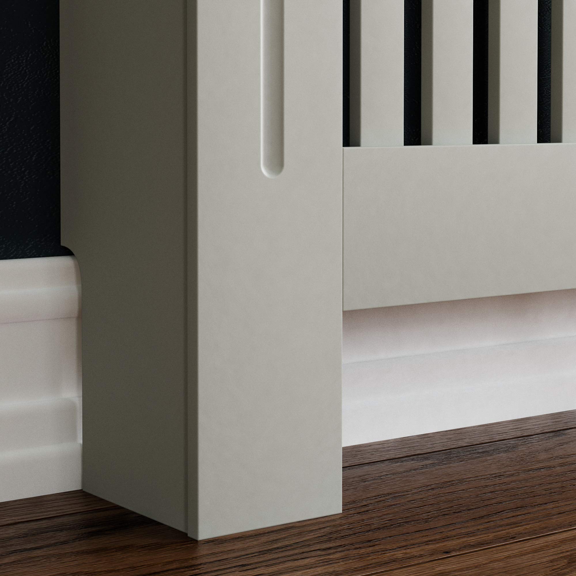 Vida Designs Arlington Radiator Cover - Large | Olive Grey | Engineered Wood 6