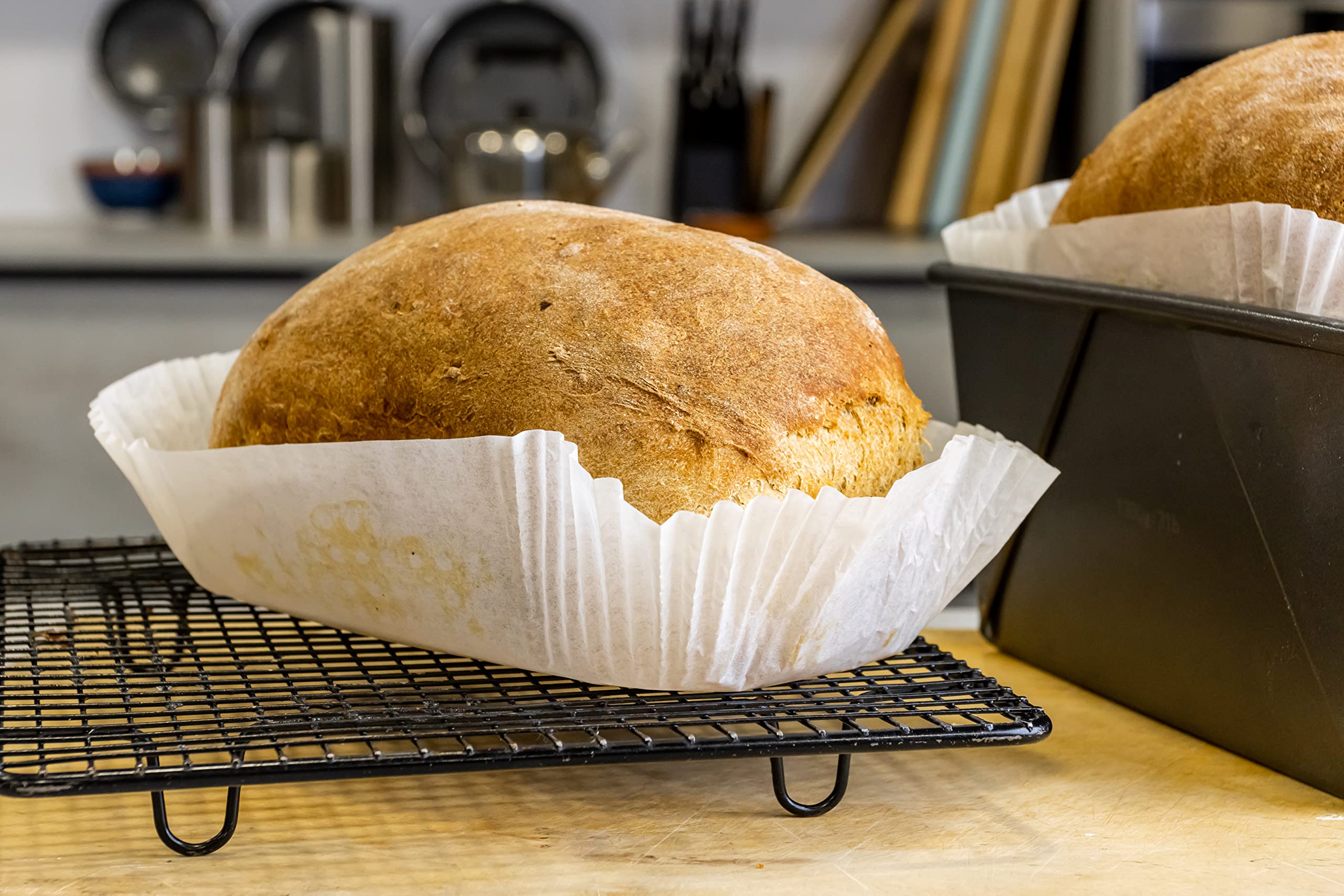 KitchenCraft Non-Stick Loaf Tin Liners - Pack of 40 | Fits 2lb Tins | Heatproof to 250°C 7