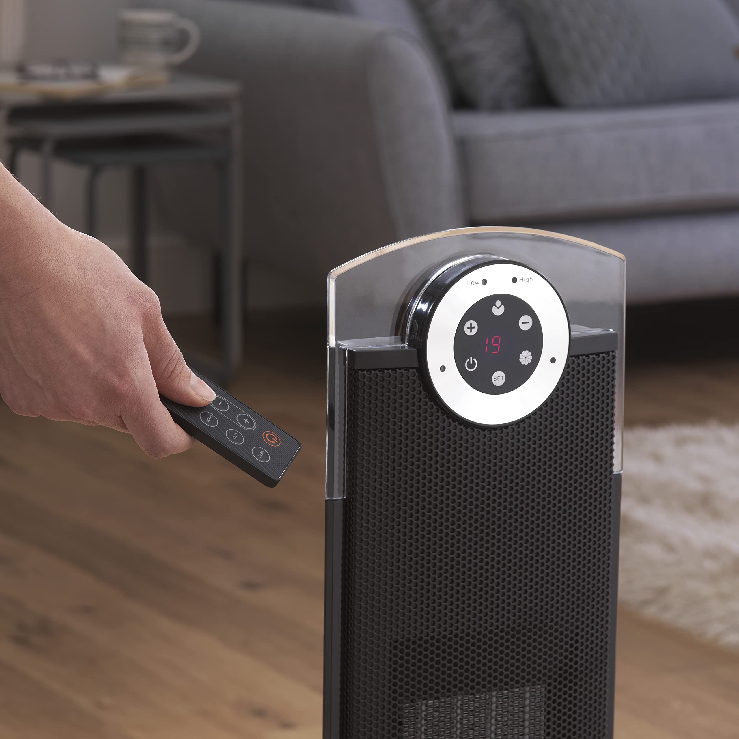 Dimplex Studio G 2.5 kW Ceramic Tower Heater - Portable, Oscillating, Digital Thermostat 3