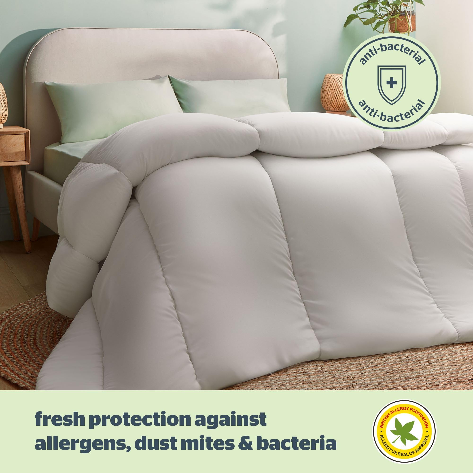 Silentnight Anti Allergy Double Duvet 10.5 Tog | Machine Washable Polycotton 2