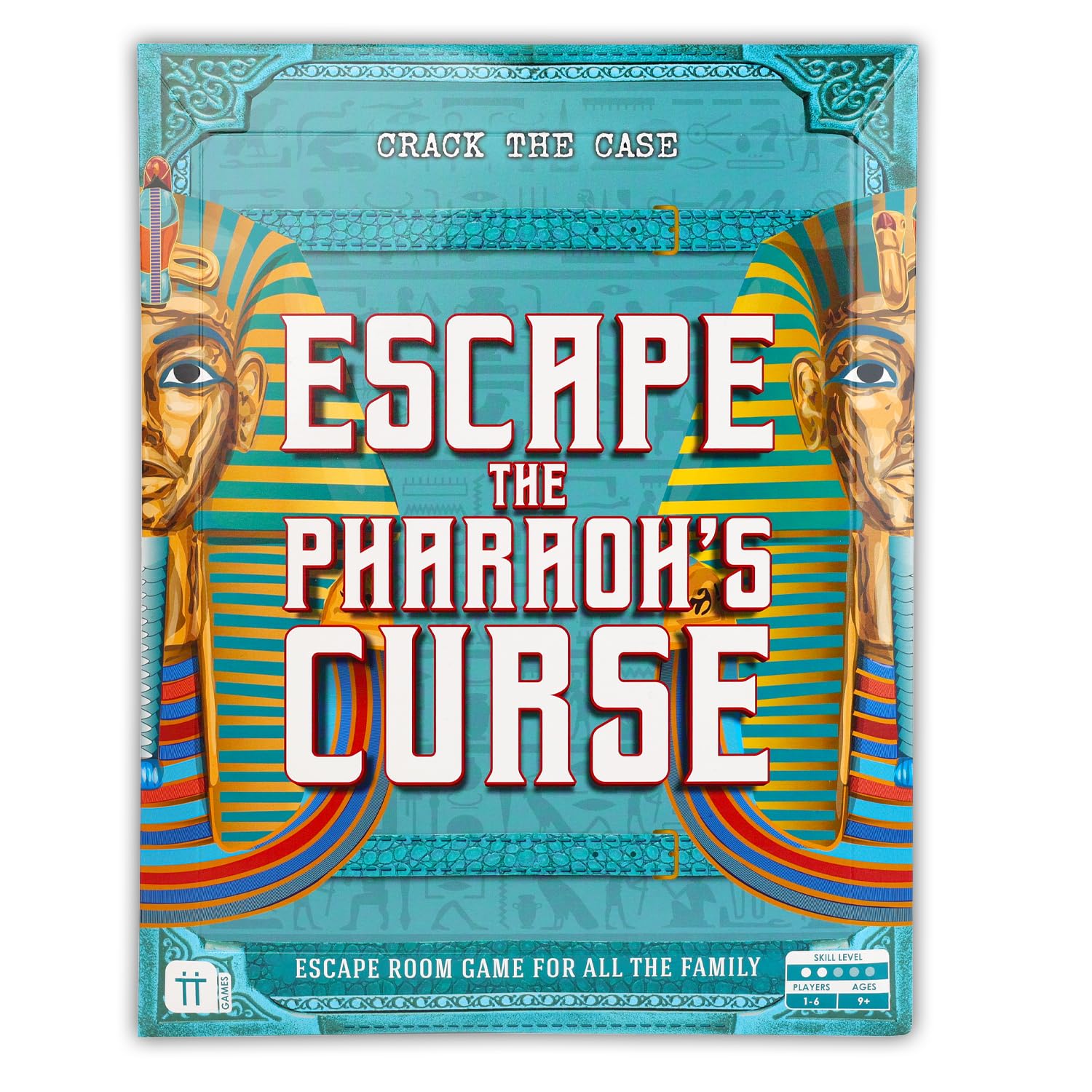 Talking Tables CRACK THE CASE Egyptian Escape Room Game | Ages 9+ | 1-6 Players | 90 Min