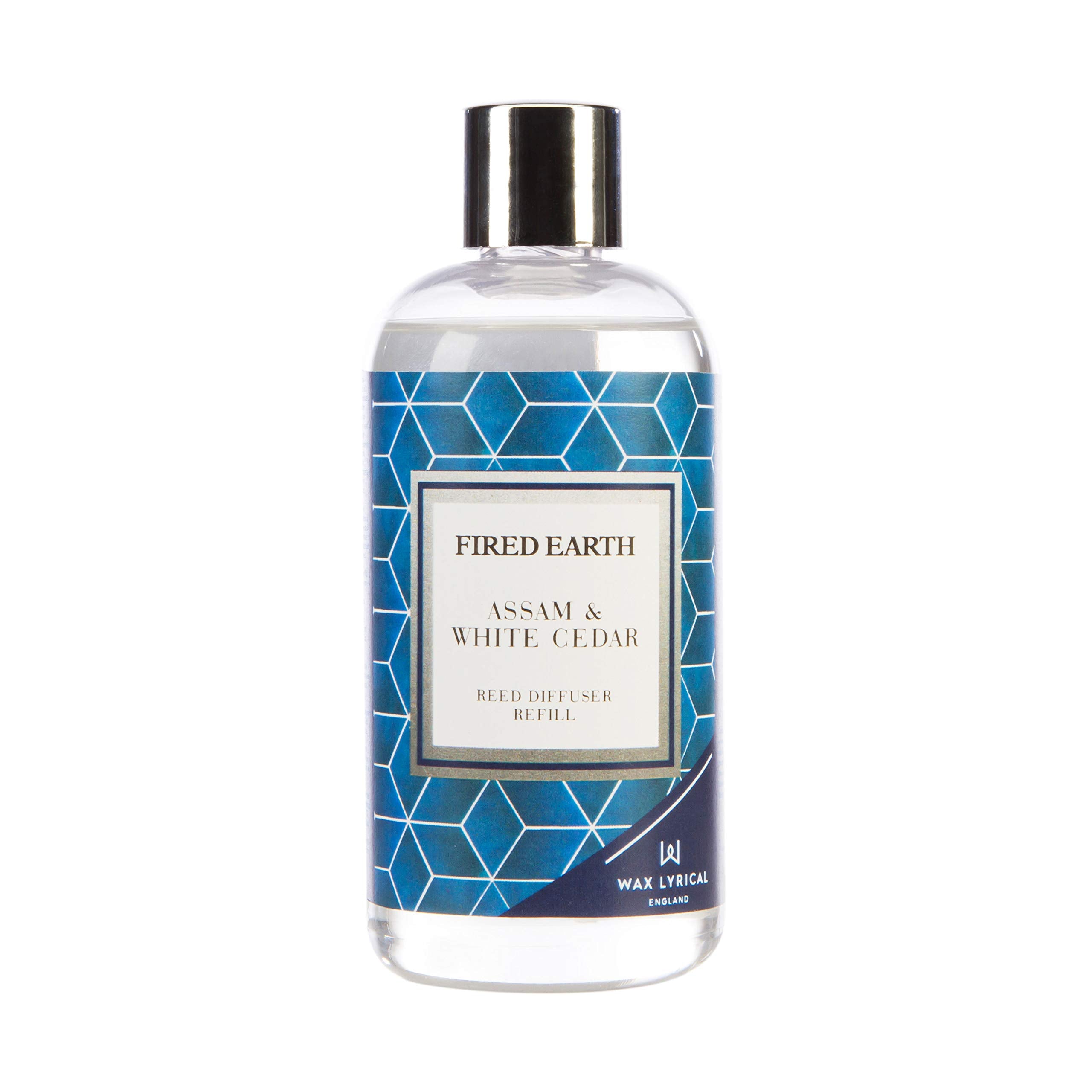 Wax Lyrical Fired Earth Assam & White Cedar Reed Diffuser Refill - 200ml Alcohol-Free Formula 1