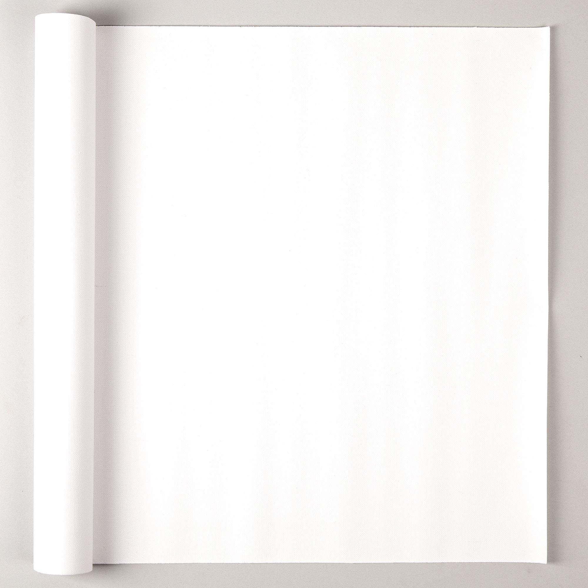 Baker Ross AR498 Blank Canvas Roll for Painting | 200cm x 40cm | White Canvas for Oil, Acrylic, Watercolour 1