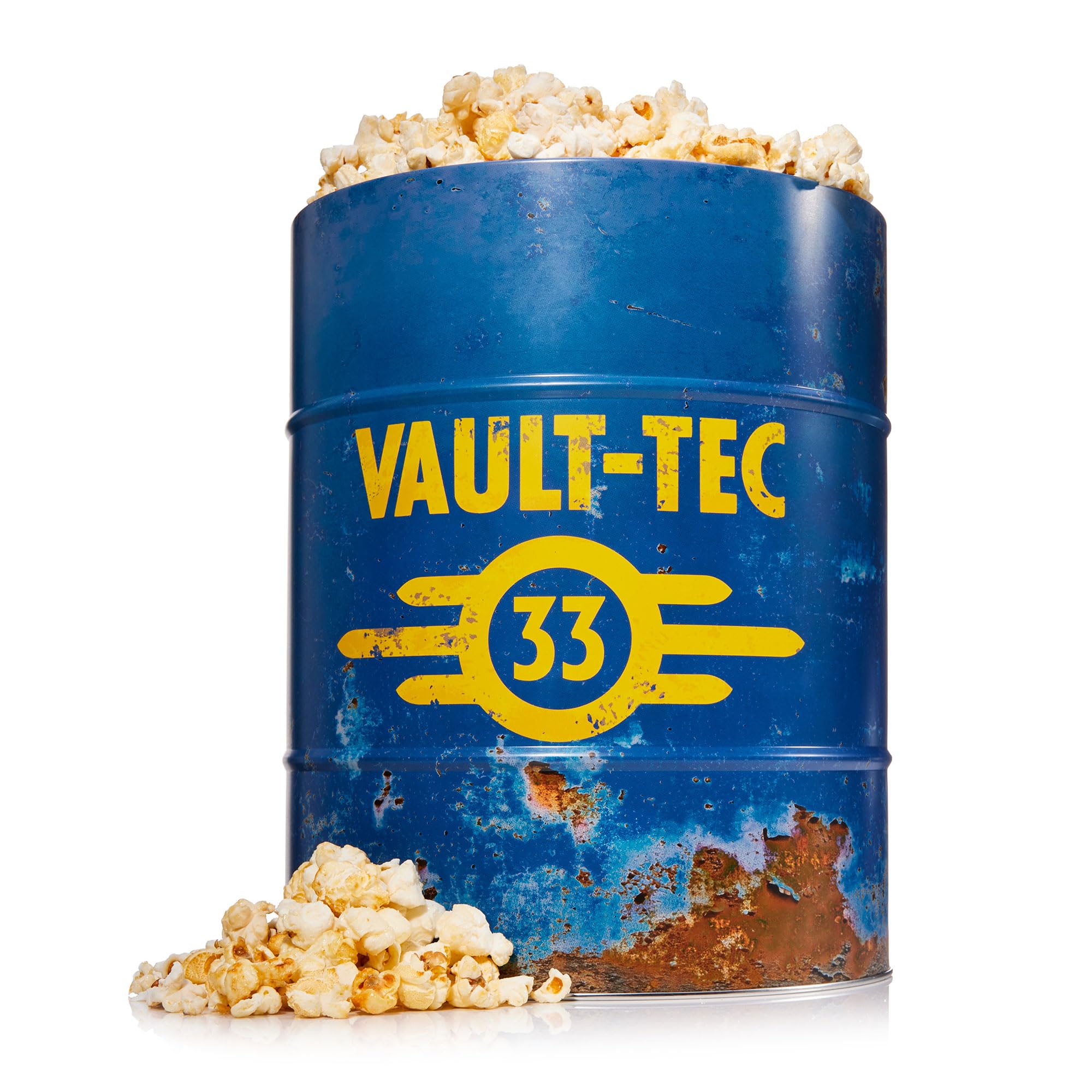 Numskull Fallout TV Series Collectible Popcorn Bucket Tin Storage Box | 210x210x260mm 1