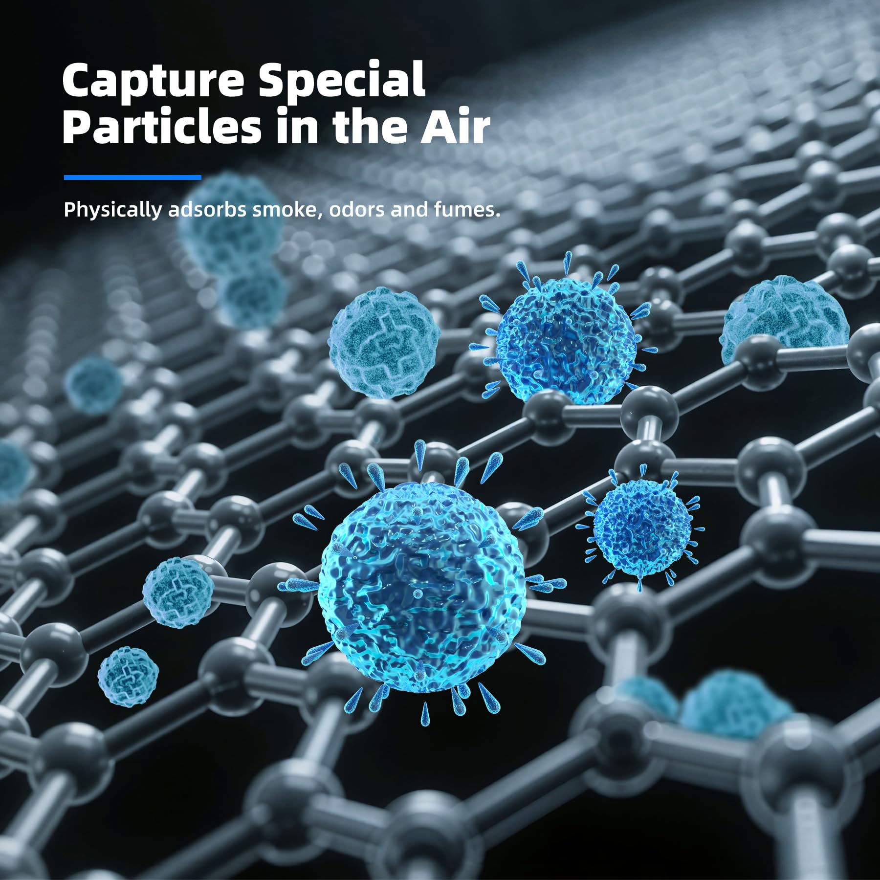 AROEVE Air Purifier Filter Replacement for JH12 & JH01A - 4-in-1 Filtration | Eco-Safe Material | DH-JH12LX 5