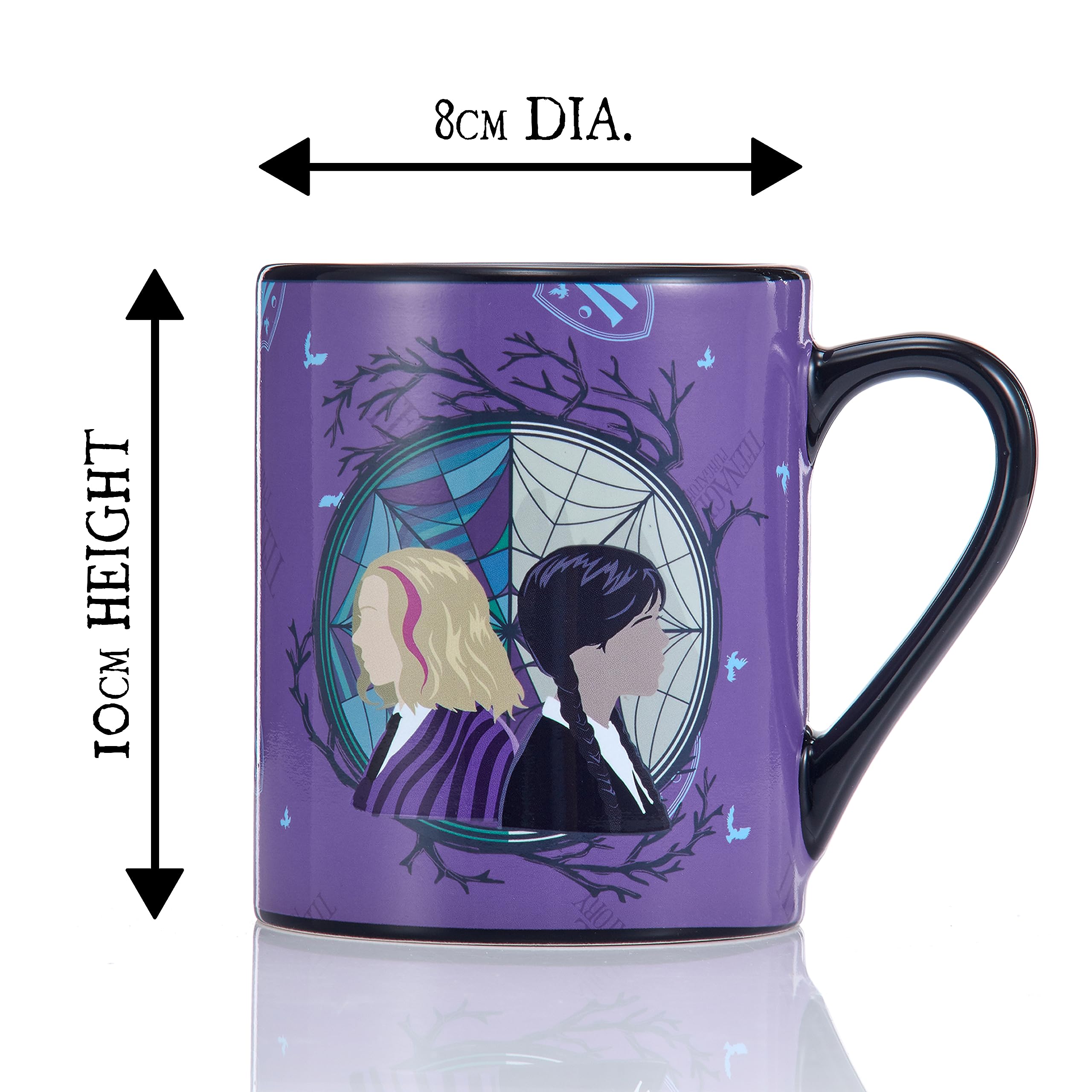 WOW! STUFF Wednesday Heat Changing Ceramic Coffee Mug | Purple | Heat Reveal Technology 5