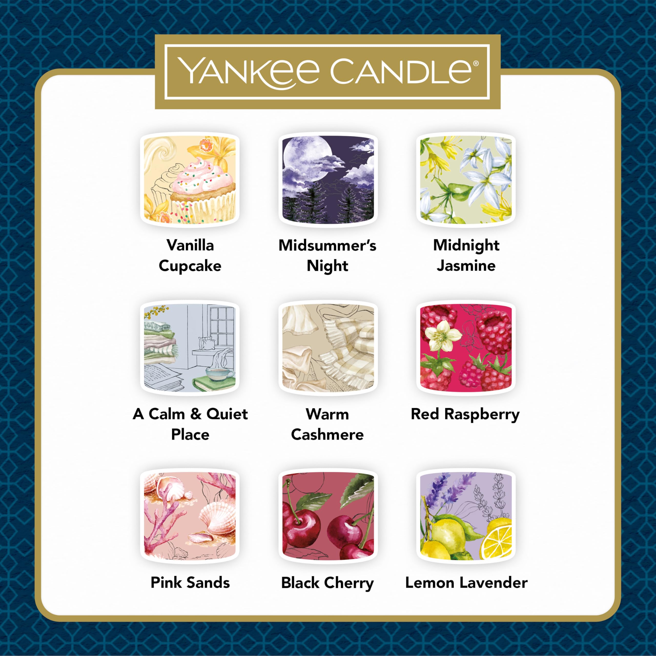 Yankee Candle Scented Candles Gift Set - 9 Mini Filled Votives with Assorted Scents | Soy Blend Wax 3