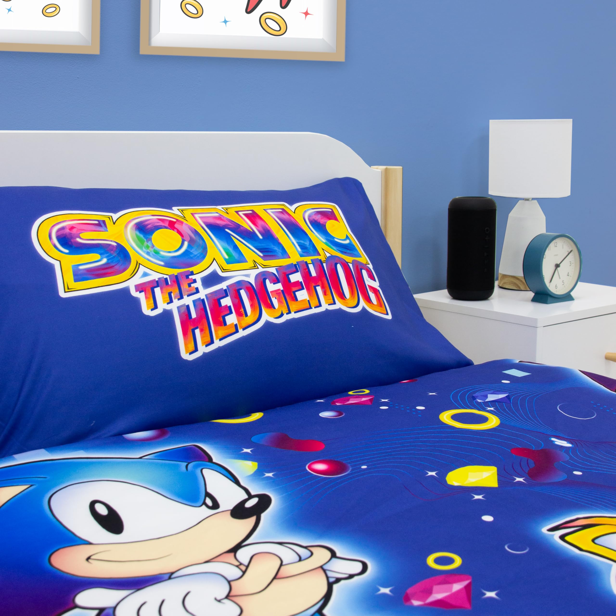 Character World Sonic The Hedgehog Official Single Duvet Cover Set | Reversible | 135 x 200cm 7