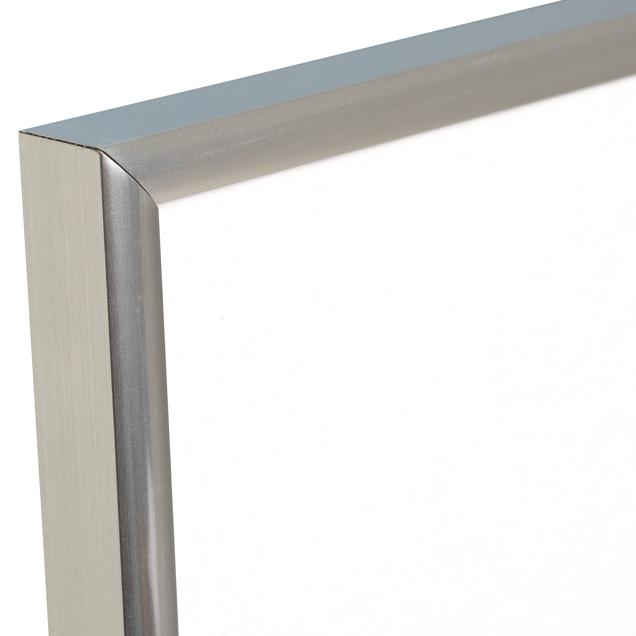 Hampton Frames BACKLOADER Poster Frame - Silver Plastic Moulding | A3 (30x42cm) | Freestanding/Wall Mount 5