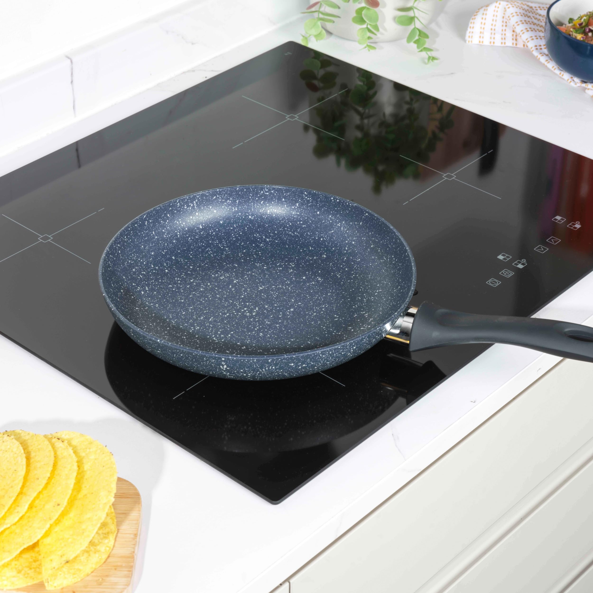Russell Hobbs Nightfall Stone 28cm Crepe & Pancake Pan - Non-Stick, Induction Suitable, PFOA-Free 5