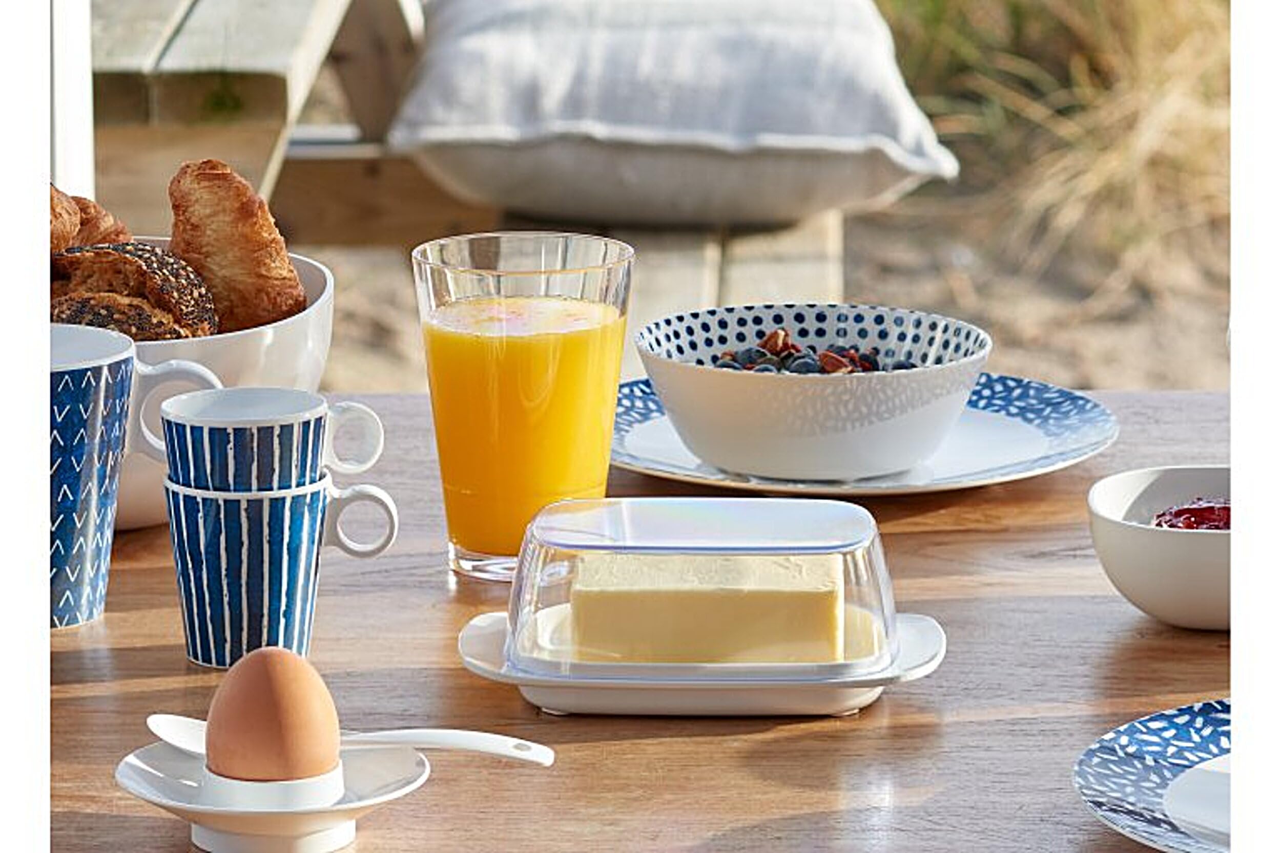 Mepal Butter Dish - Nordic Sage | Rectangular | 250g Capacity | BPA Free Plastic 3