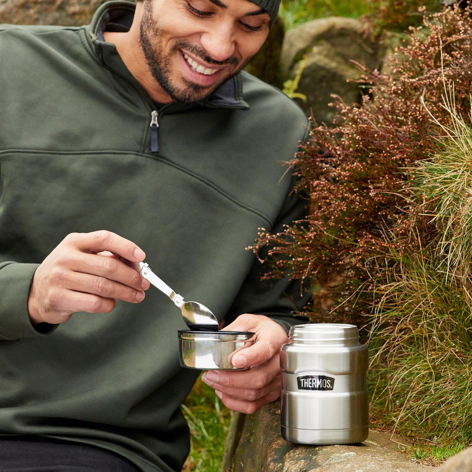 Thermos Stainless King Food Flask - 9 Hours Hot | 14 Hours Cold | 470ml Capacity 5