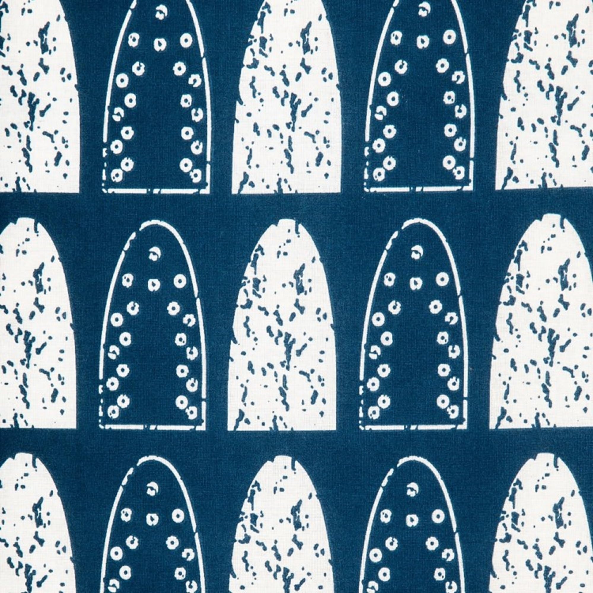 Addis Deluxe Ironing Board Cover - Heat Resistant Cotton | Fits Boards up to 135cm x 46cm | Navy/White 5