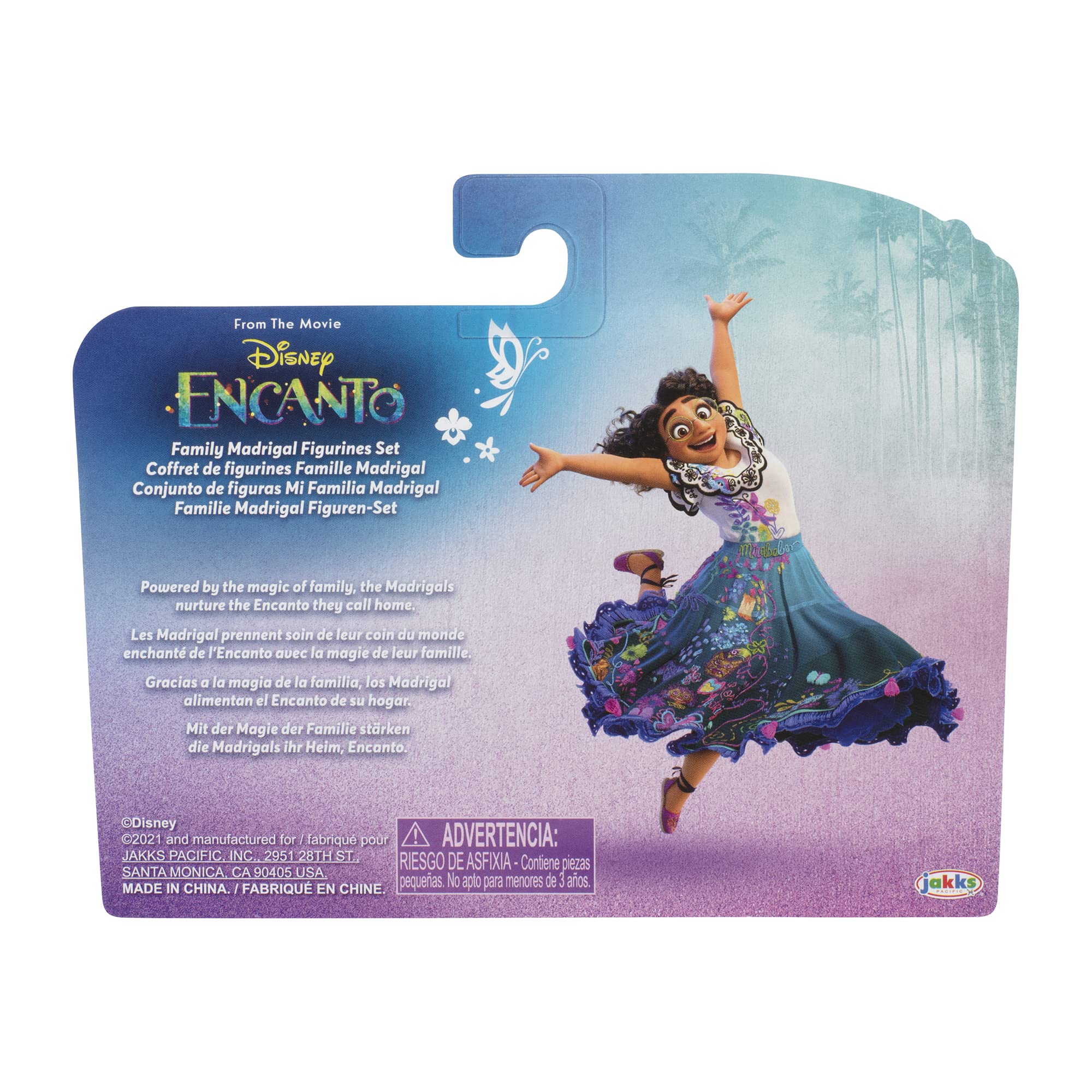 Disney Encanto 5-Pack Figurine Set - Mirabel, Antonio, Isabela, Luisa, Abuela | Ages 3+ 4