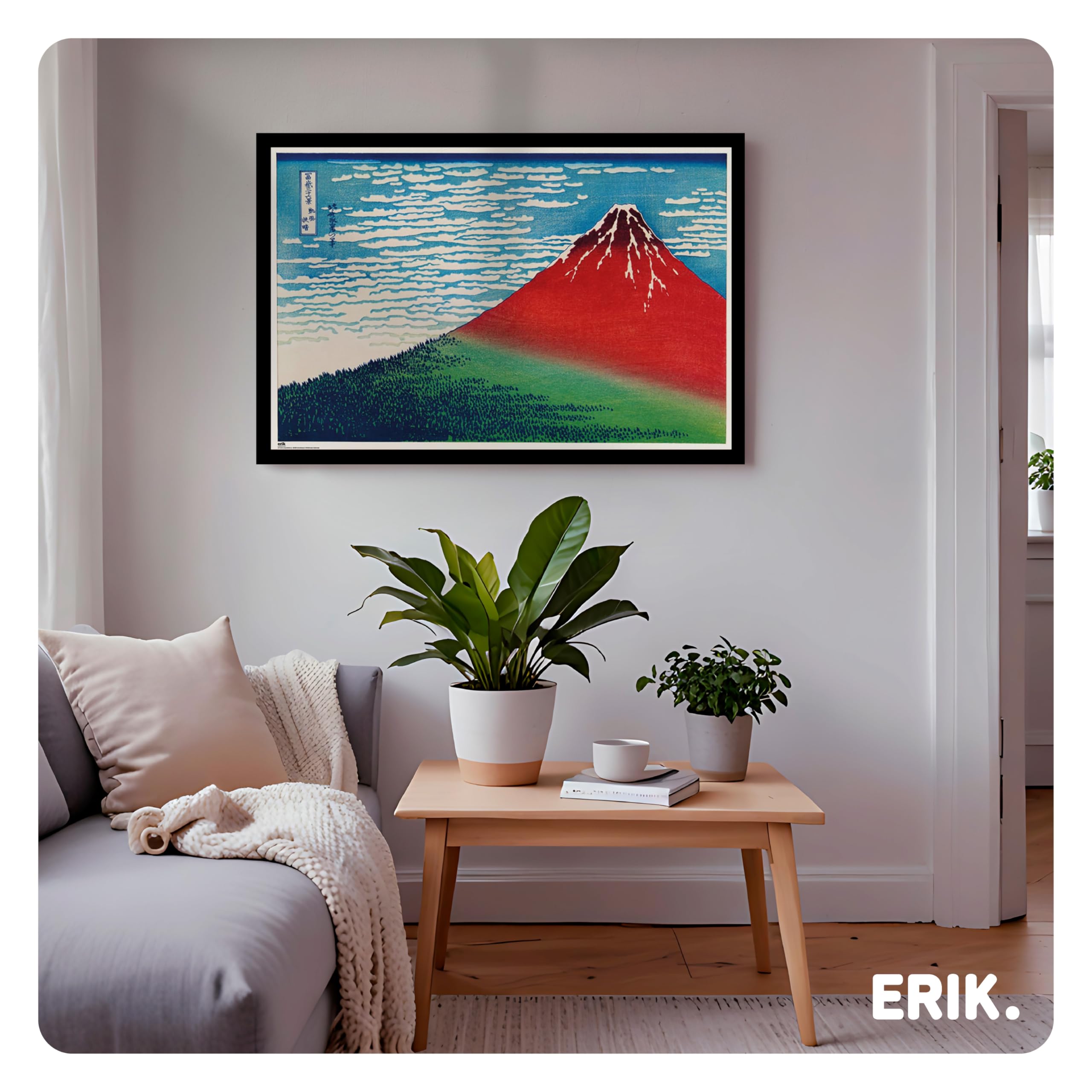 Grupo Erik Poster Frame 61 x 91.5cm Black | High-Quality MDF Construction | Protective Styrene Front 6