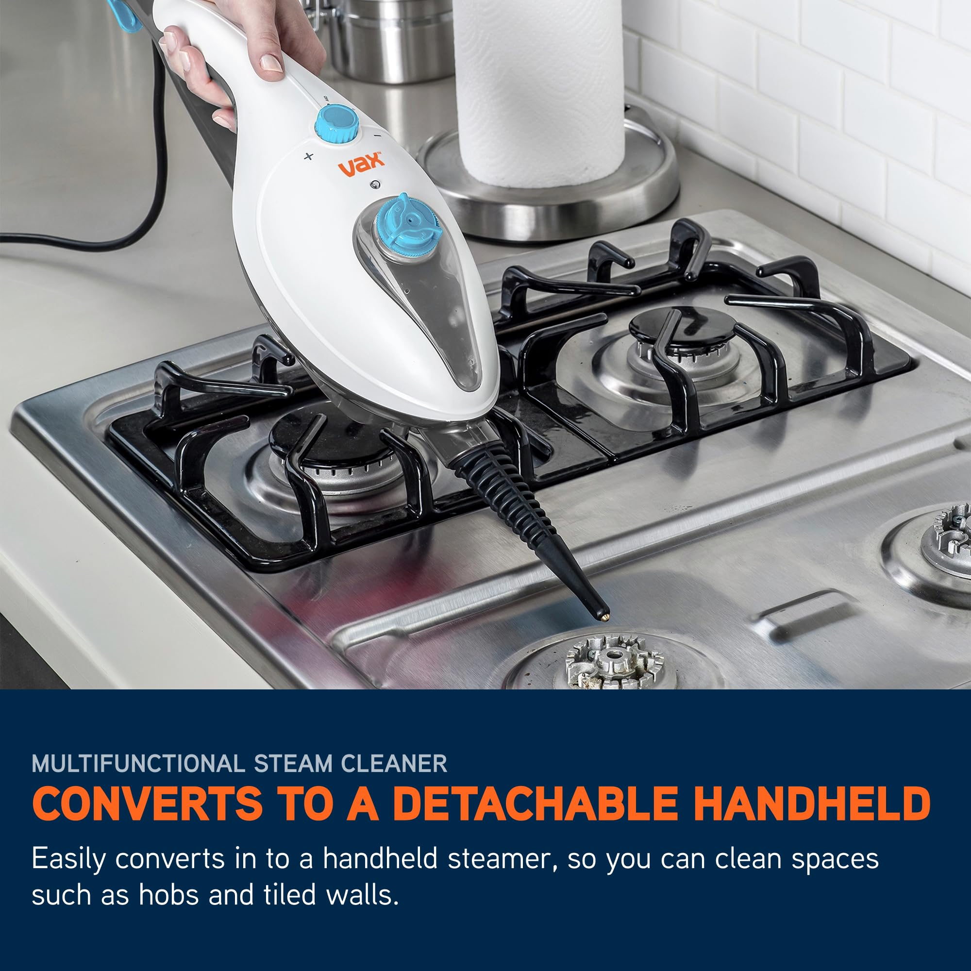 Vax Steam Clean Multi Steam Cleaner - Detachable Handheld & Mop | 30s Heat Up | 15 Min Steam 6