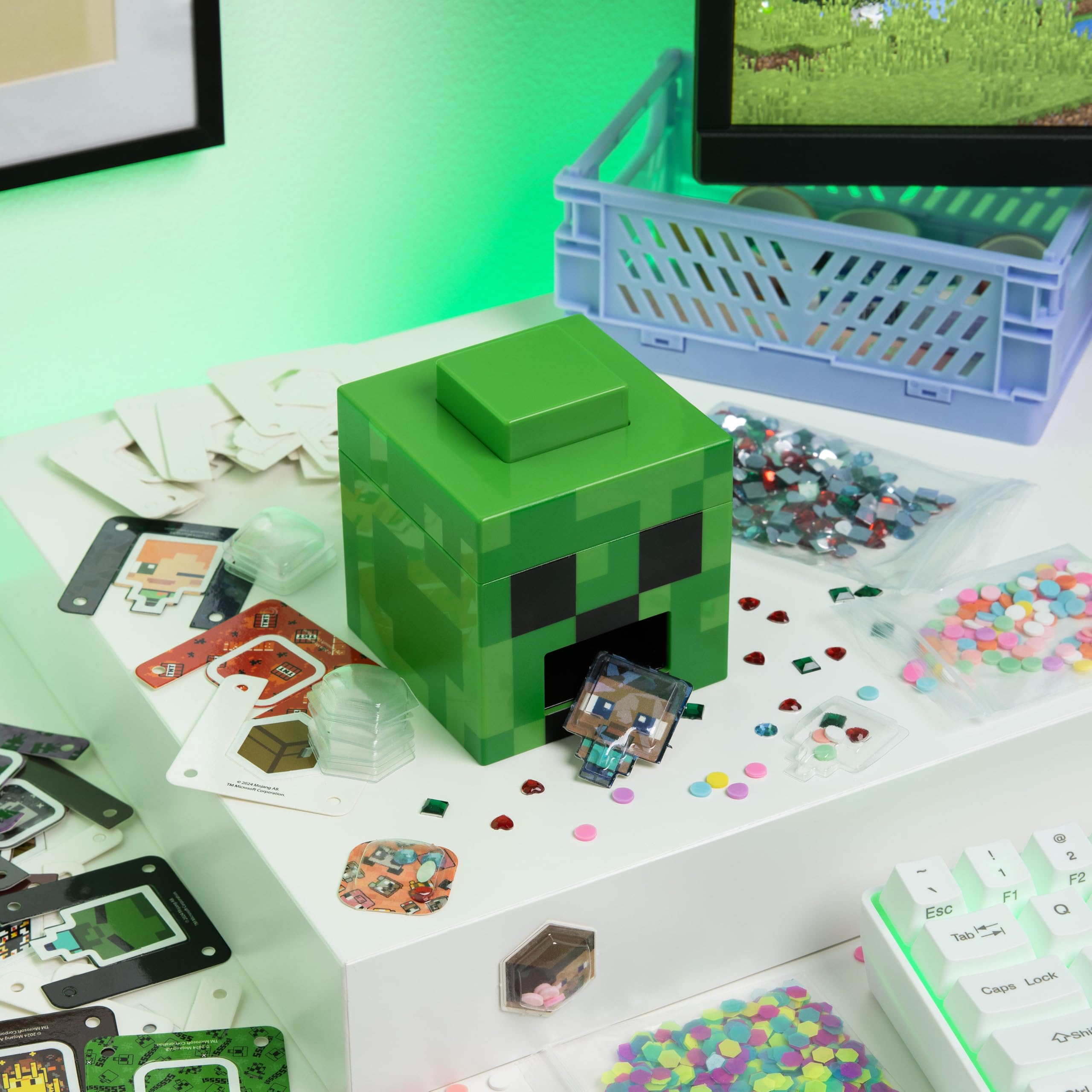 Paladone Minecraft 3D Sticker Maker Refill Pack - Create 30+ Shaker Stickers | 250+ Gems 5