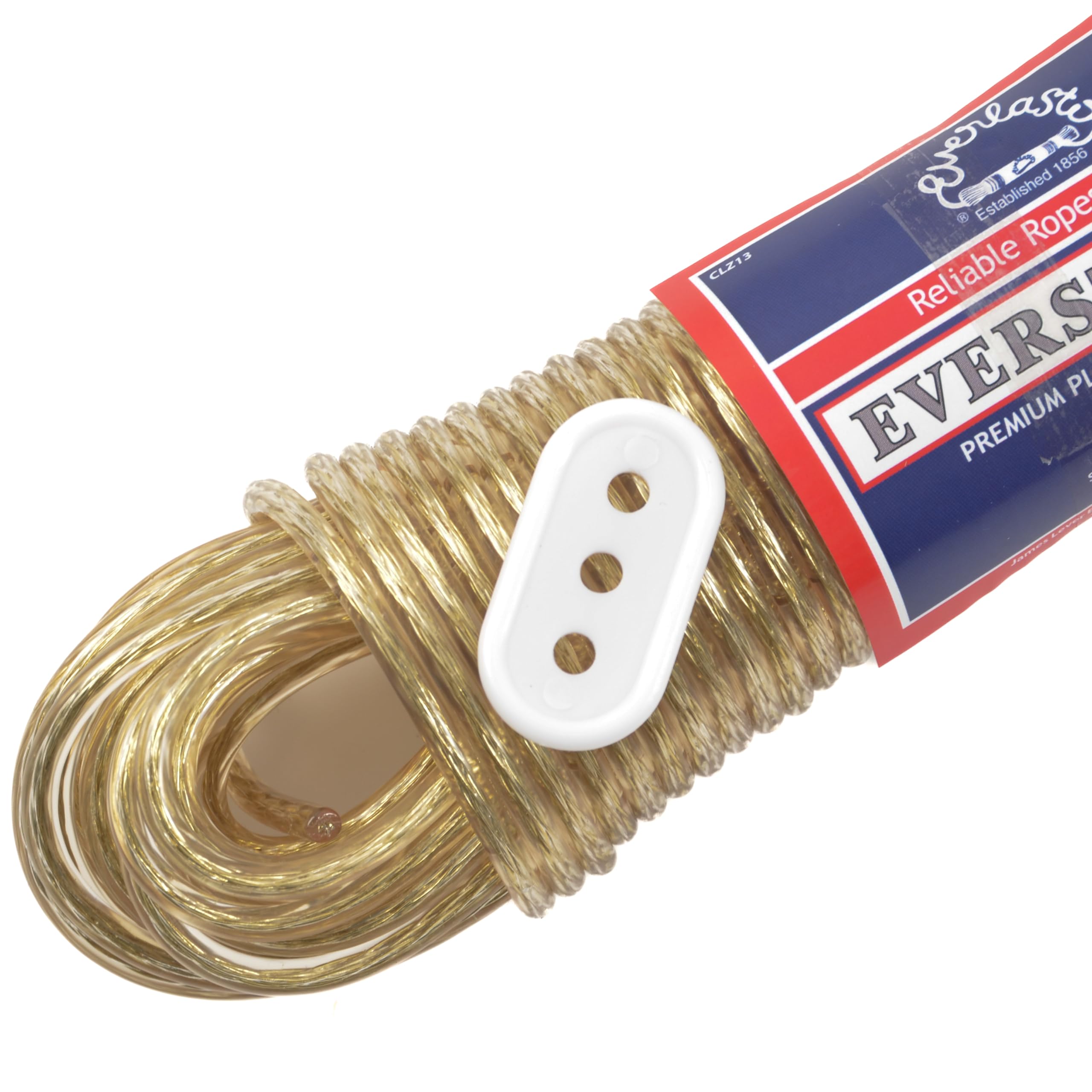 EVERLASTO Everstrong Premium Steel Core PVC Clothesline | 4.7mm Diameter x 20M Length | Gold 5