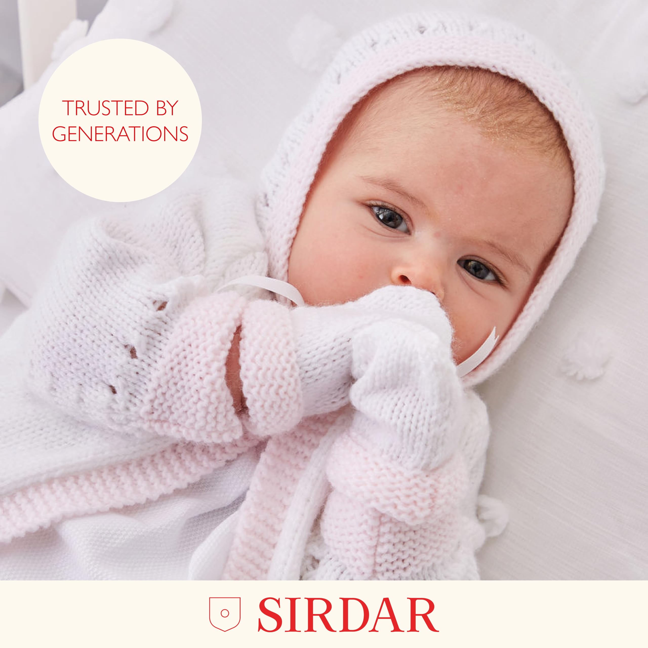 Sirdar Snuggly DK Double Knitting Yarn - Baby Favorite | 55% Nylon/45% Acrylic Blend | 50g | Cream 8