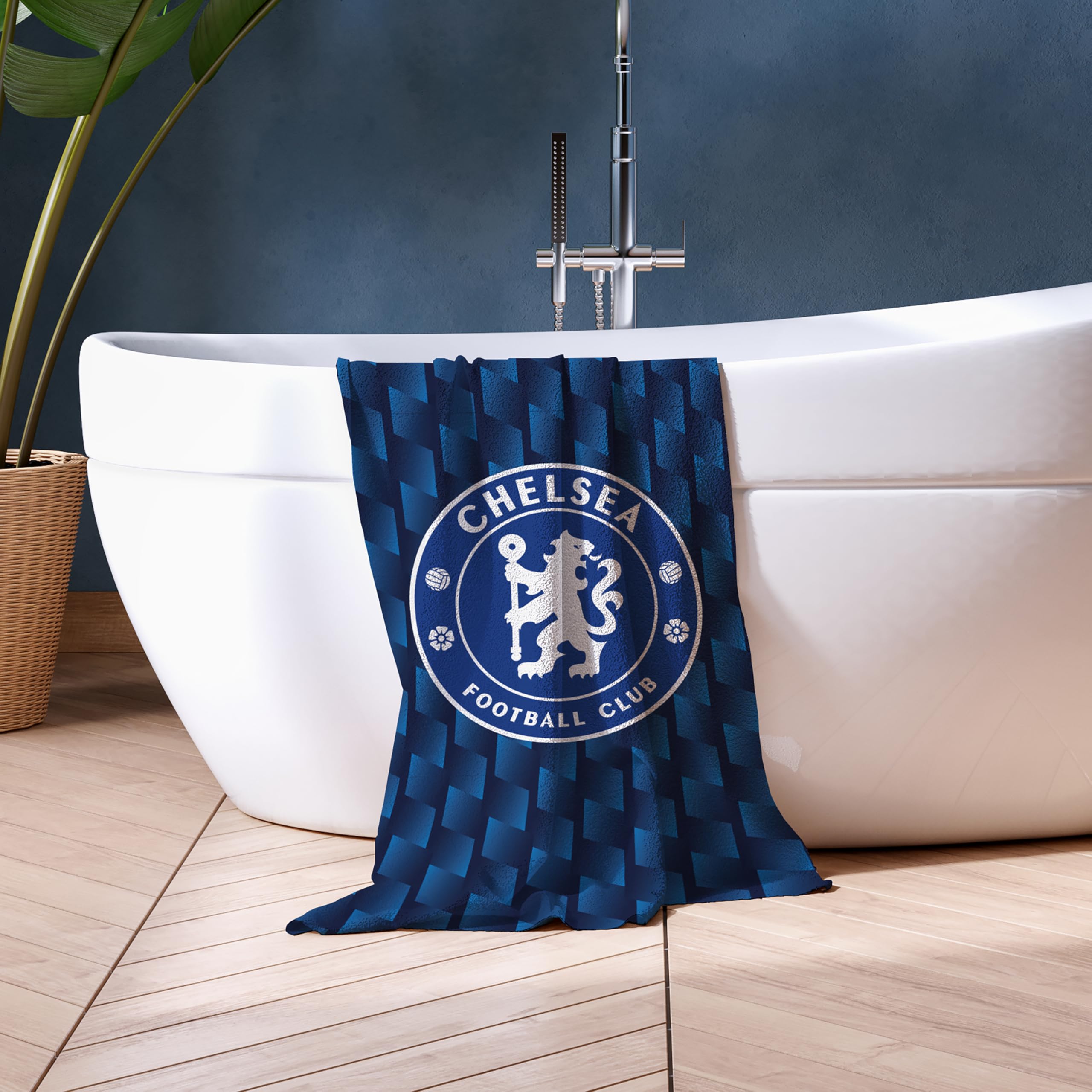 Character World Chelsea FC Bath Towel - Super Soft Baumwolle | 750x1500mm | Multicolour 9