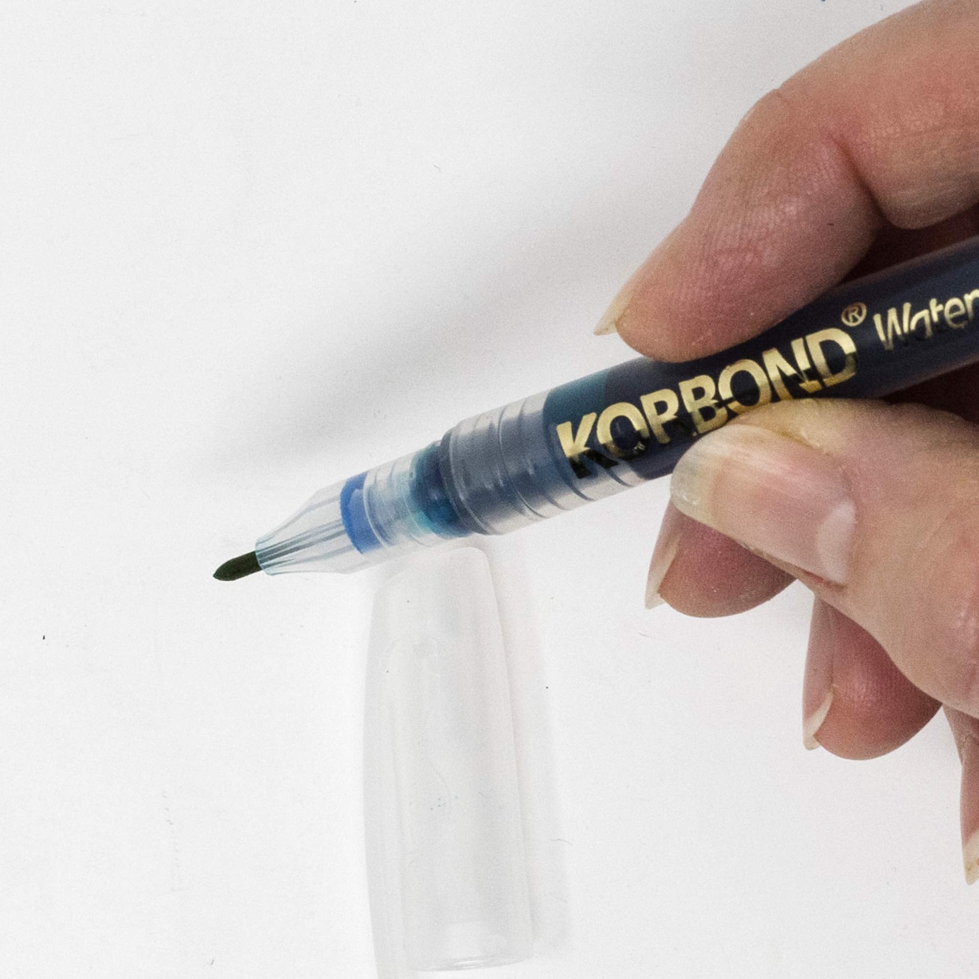 KORBOND Water Erasable Marker - Blue Ink for Fabric Marking | Mess-Free Alternative to Chalk 7