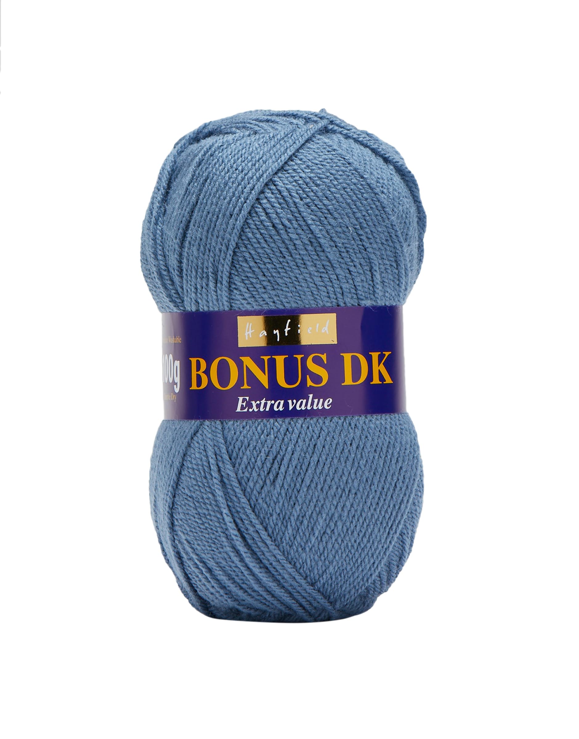 Sirdar Hayfield Bonus DK Double Knitting Yarn - 100g | Ocean Blue | 100% Acrylic 1