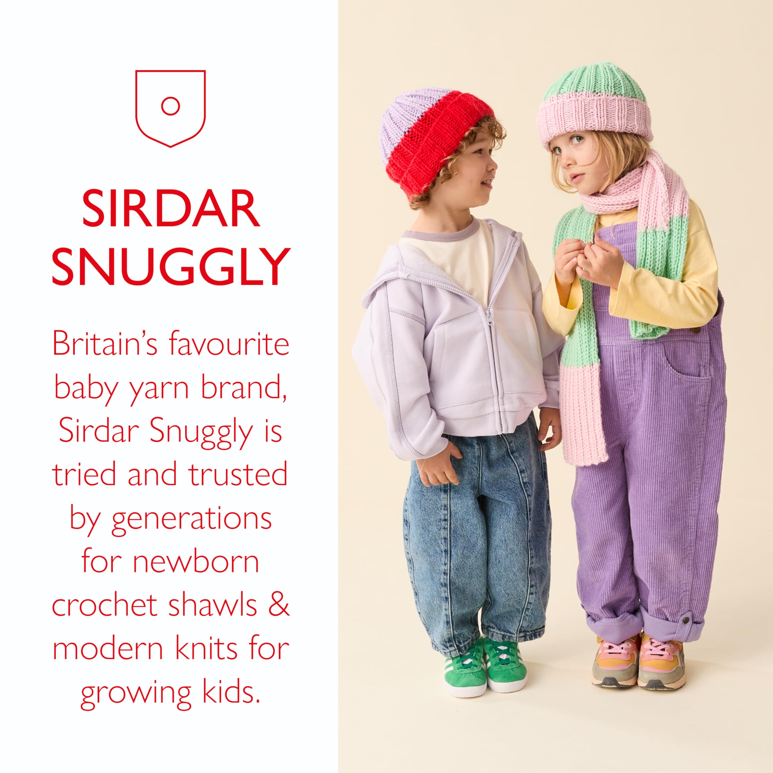 Sirdar Snuggly DK Double Knitting Yarn - Baby Favorite | 55% Nylon/45% Acrylic Blend | 50g | Cream 6