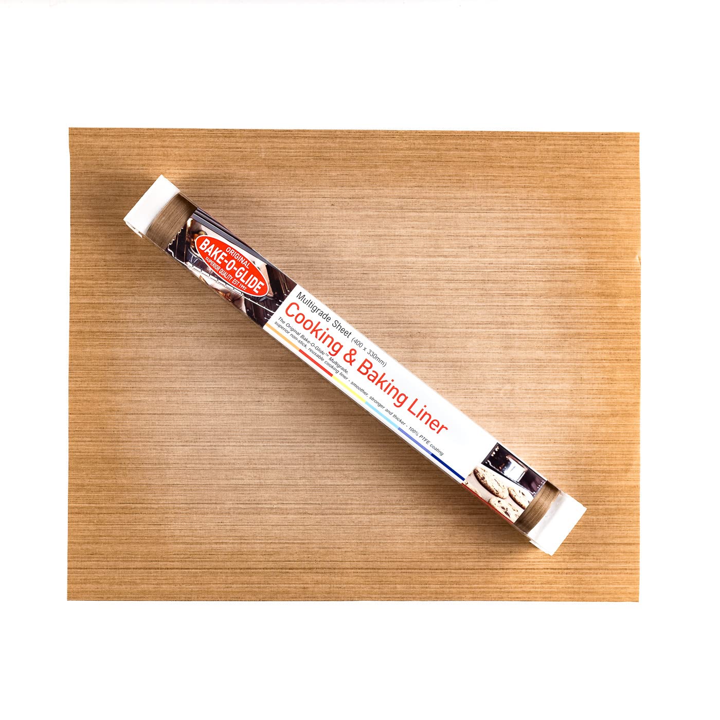 Bake-O-Glide STD0150 Non-Stick Reusable Baking Sheet - 400 x 330mm | PTFE Coated Glass Fabric