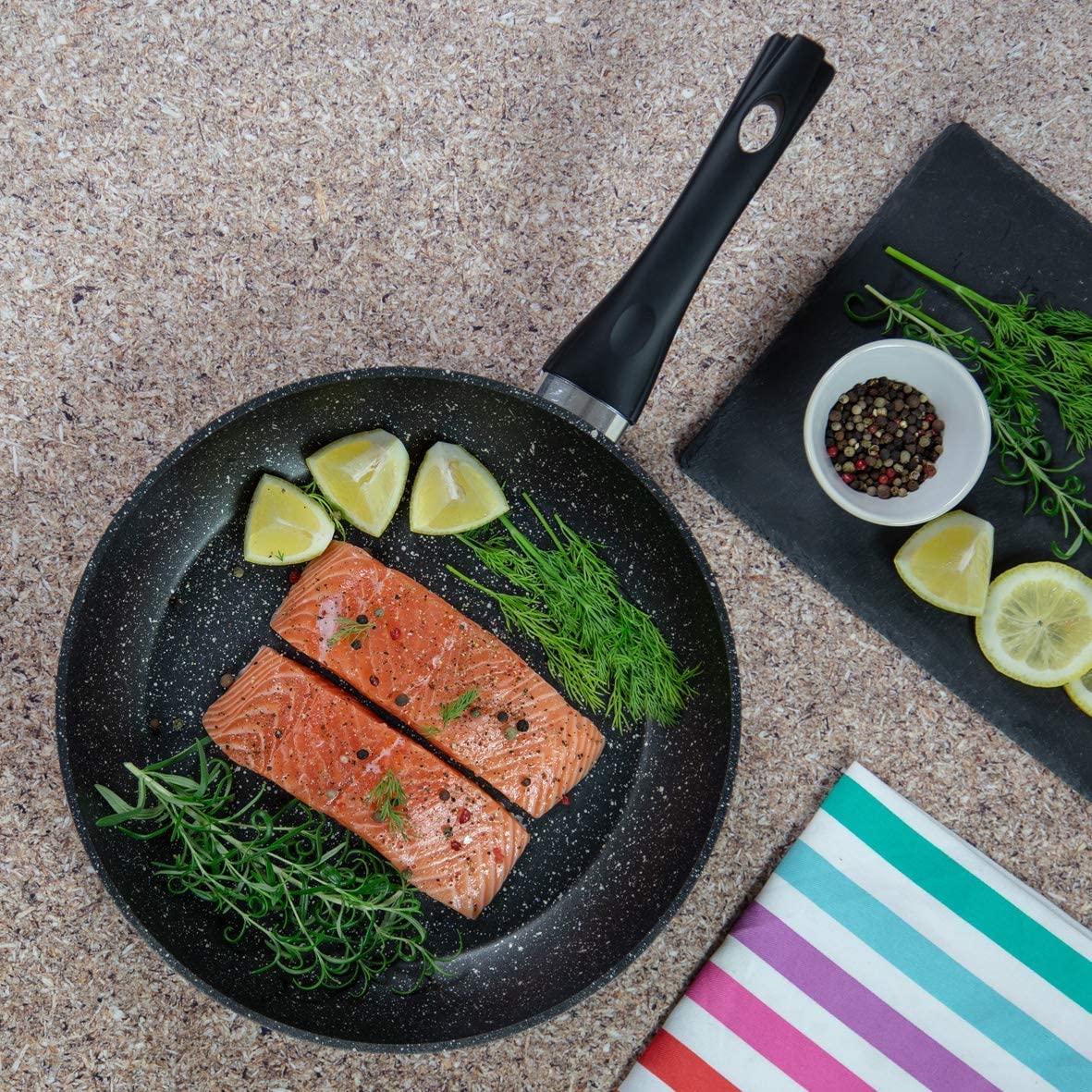 Blackmoor 20cm Non-Stick Frying Pan - Induction, Electric & Gas Hob Compatible | Aluminium 4