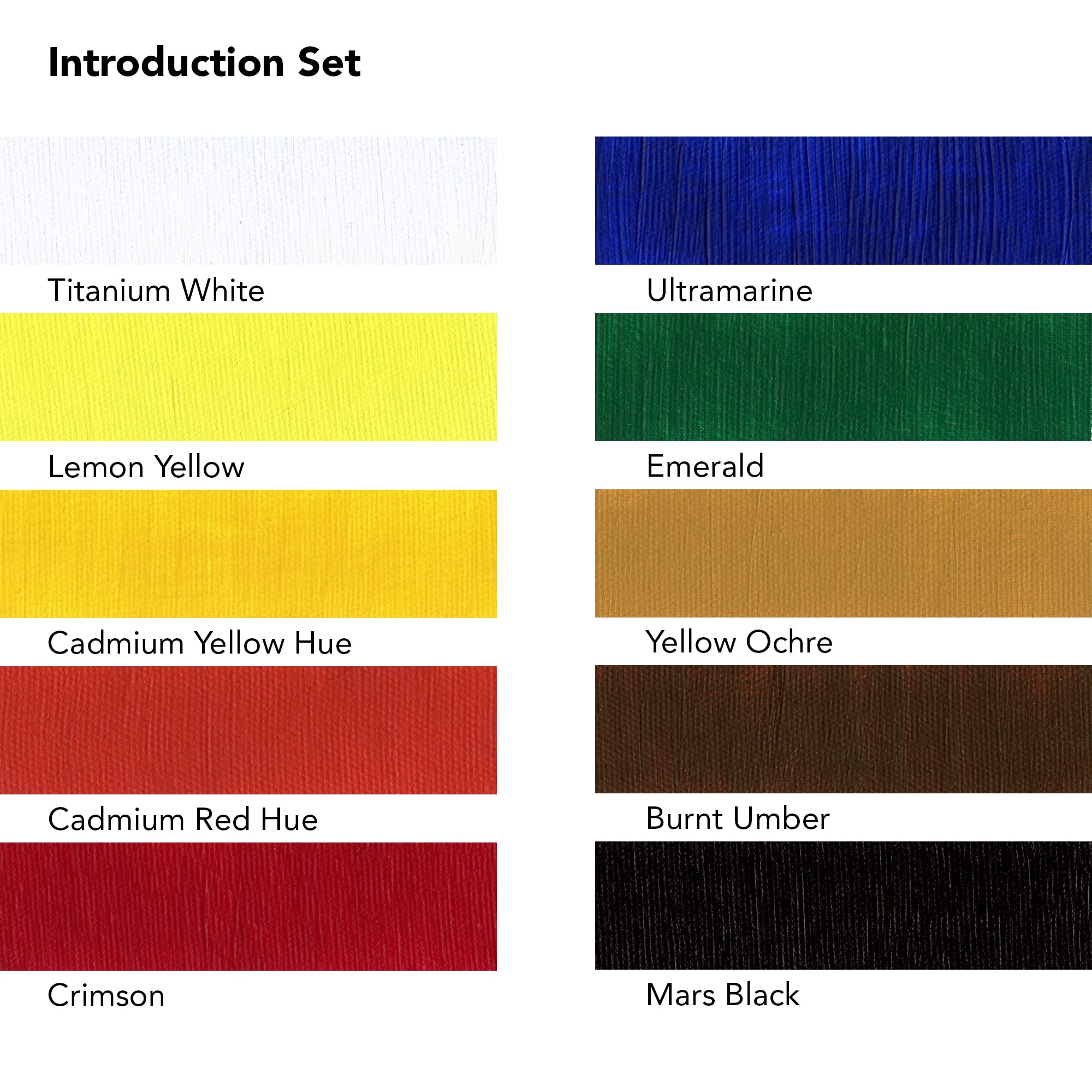 Daler Rowney System3 Introduction Set Acrylic Paints - 10 Pack, 22ml Tubes | Highly Pigmented 3