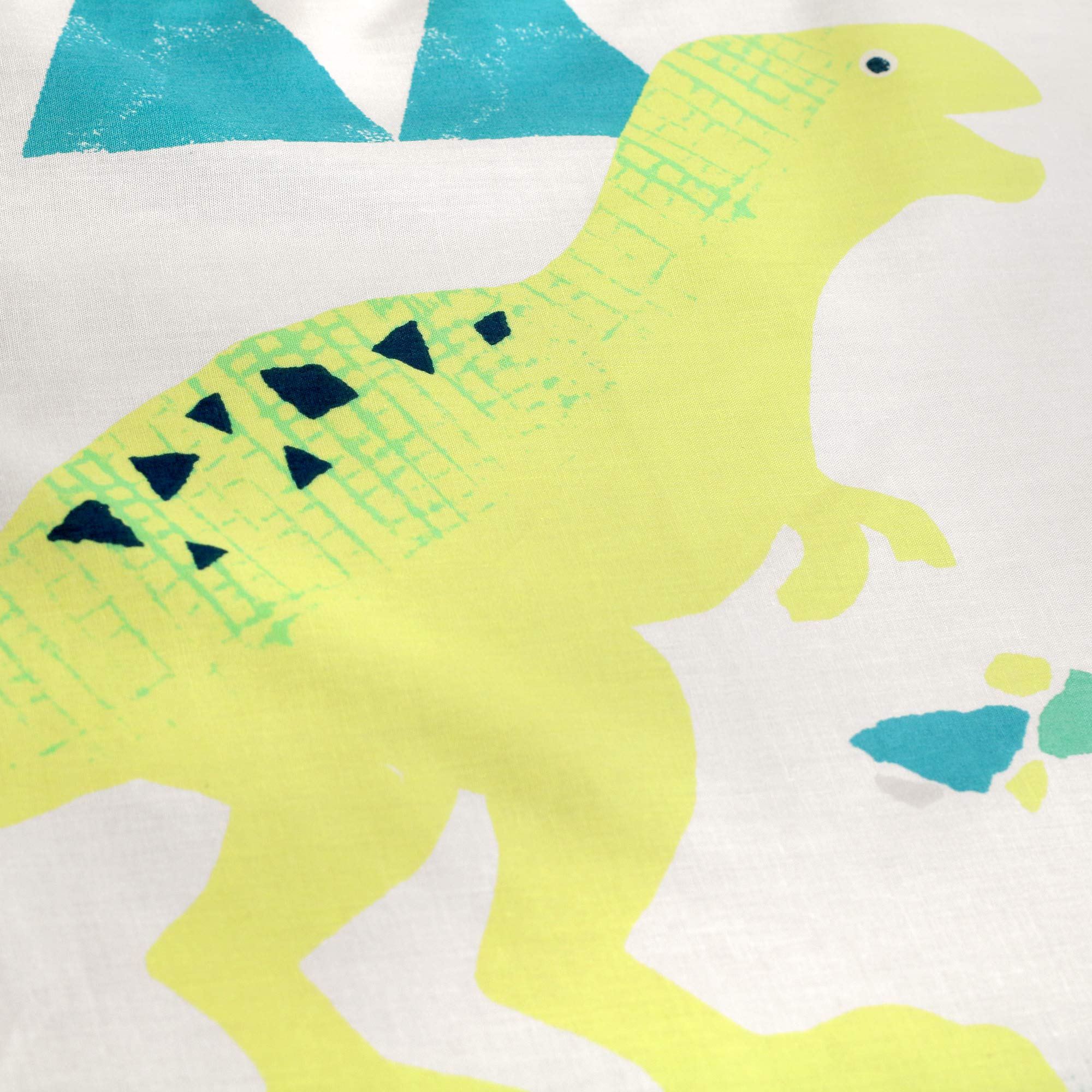 Bedlam Glow-in-the-Dark Dinosaur Duvet Cover Set - UK Double Size | 3 Pieces 3