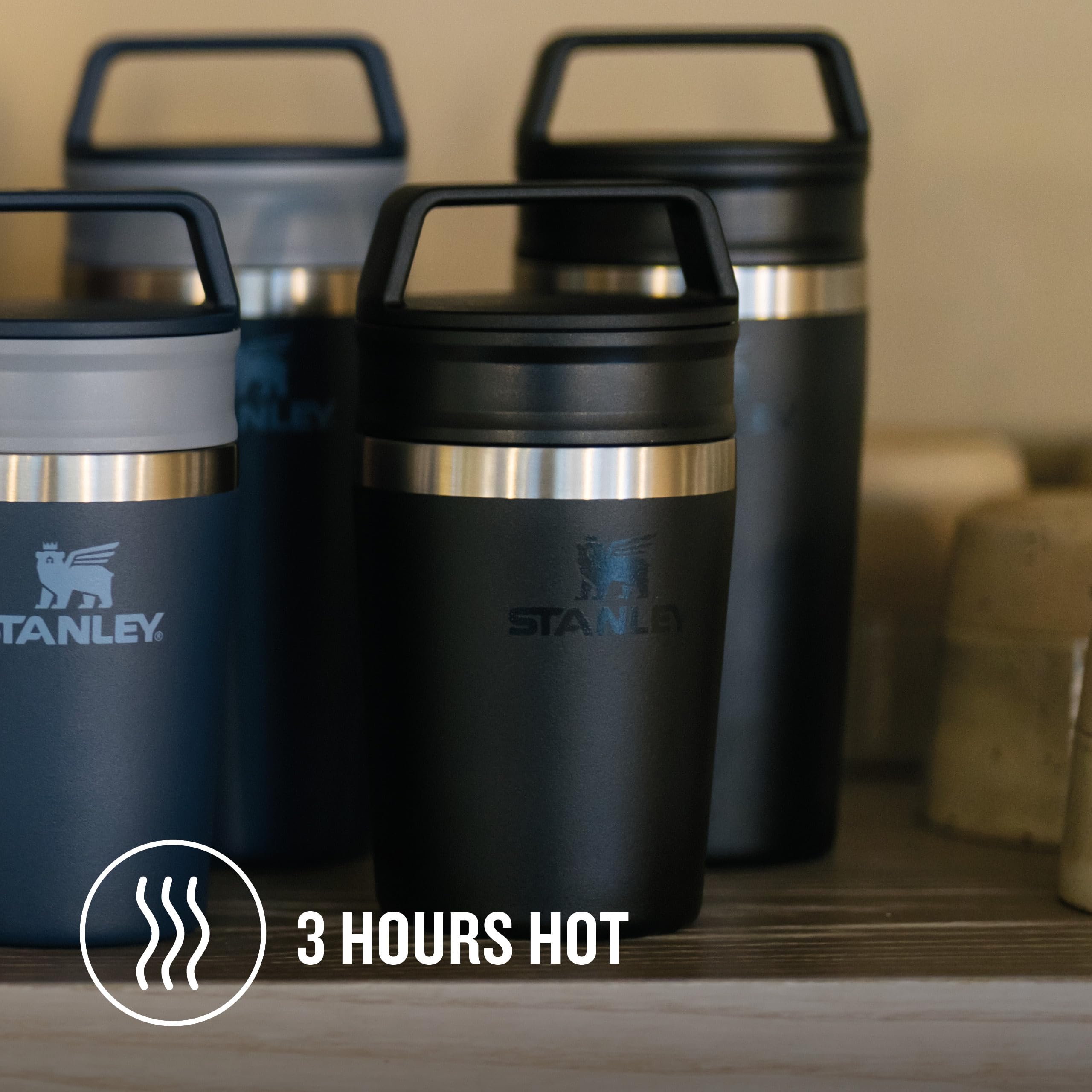 STANLEY 1913 Cafe to-Go Travel Mug - 0.23L | 3 Hours Hot | 16 Hours Cold with Ice 4