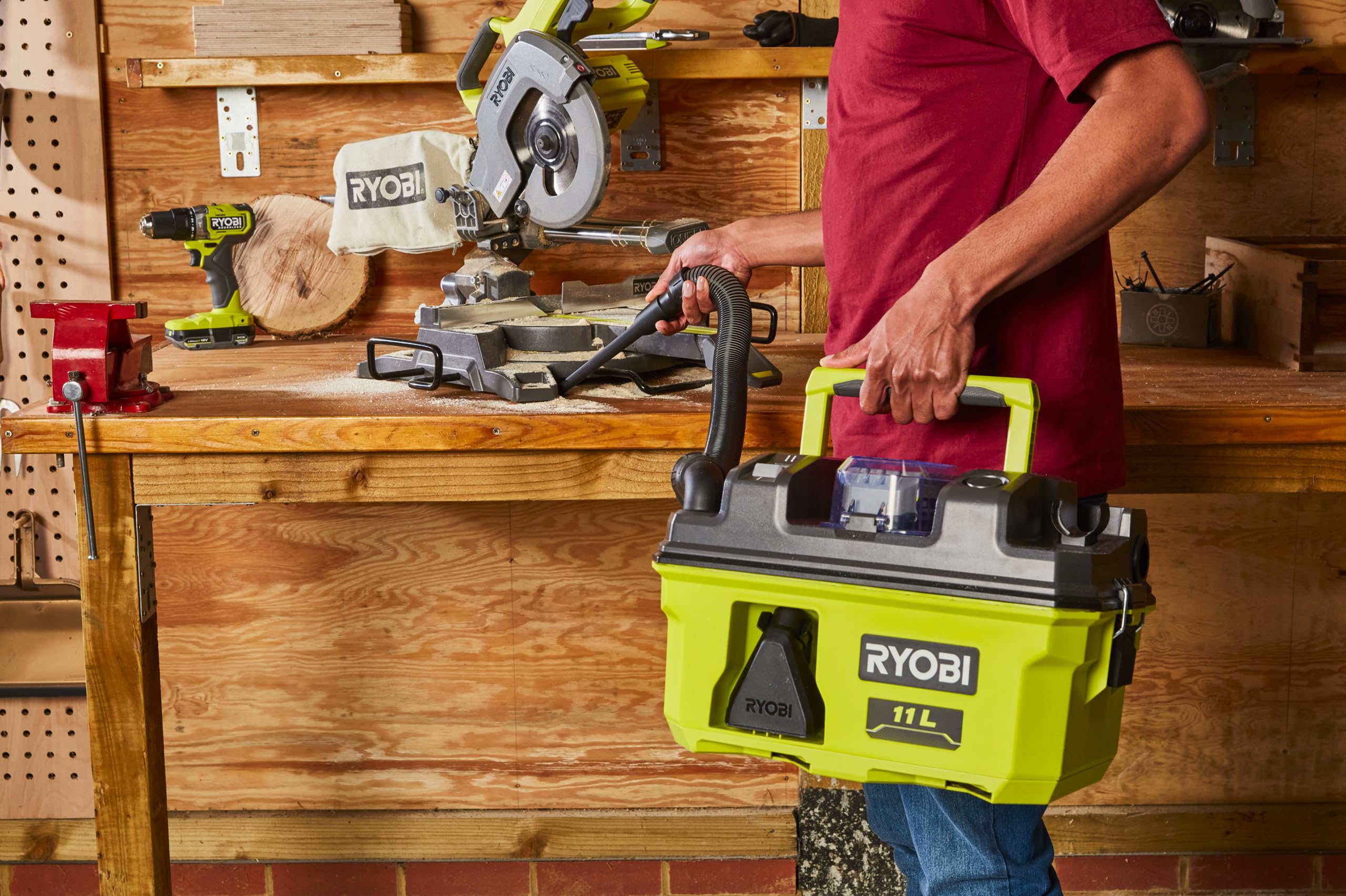 RYOBI RV1811-0 18V ONE+ Cordless Wet & Dry Vac (Bare Tool) | 1500l/min Airflow 4