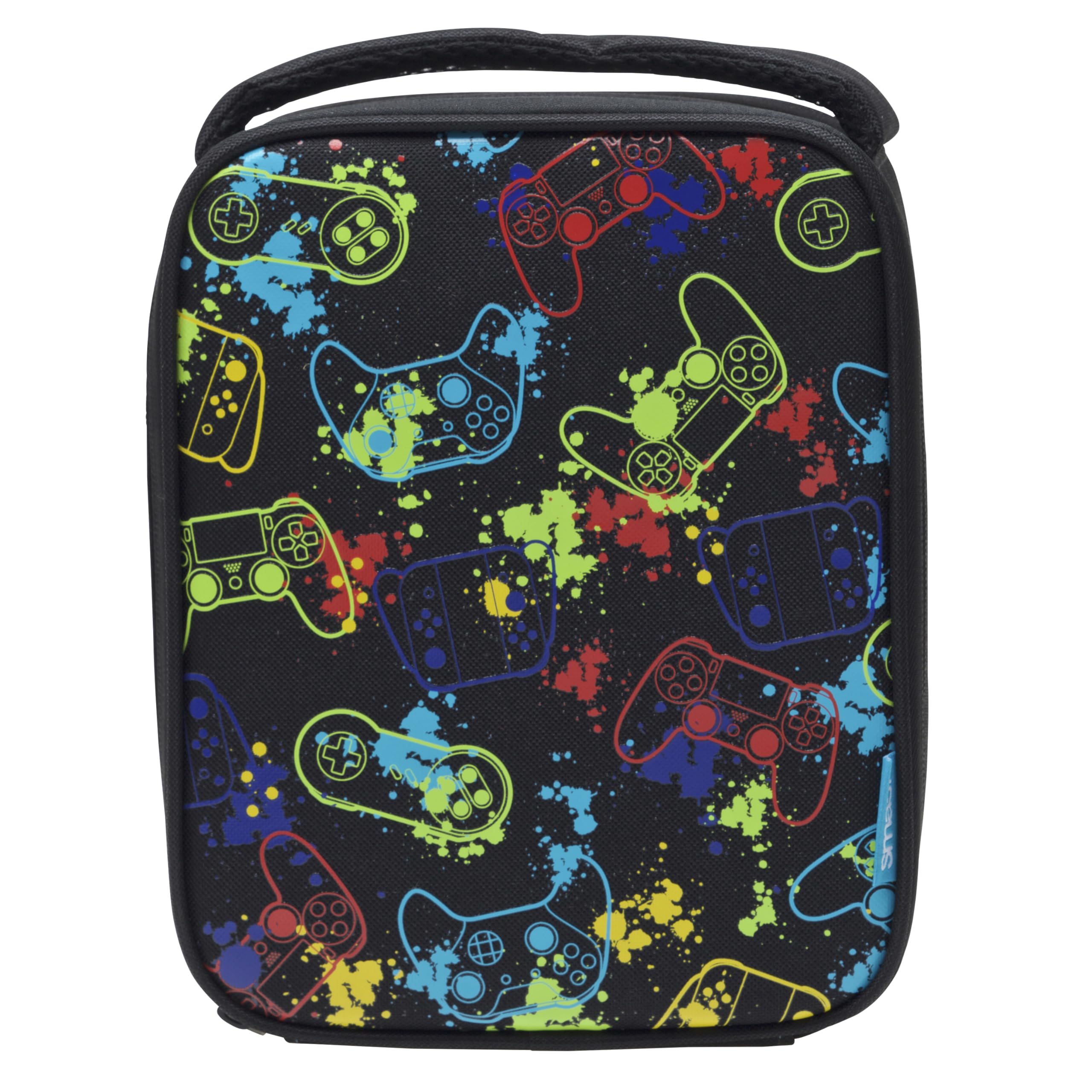 Smash Kids Insulated Lunch Bag - Gamer Black | Antibacterial Lining | 4 Litres 9