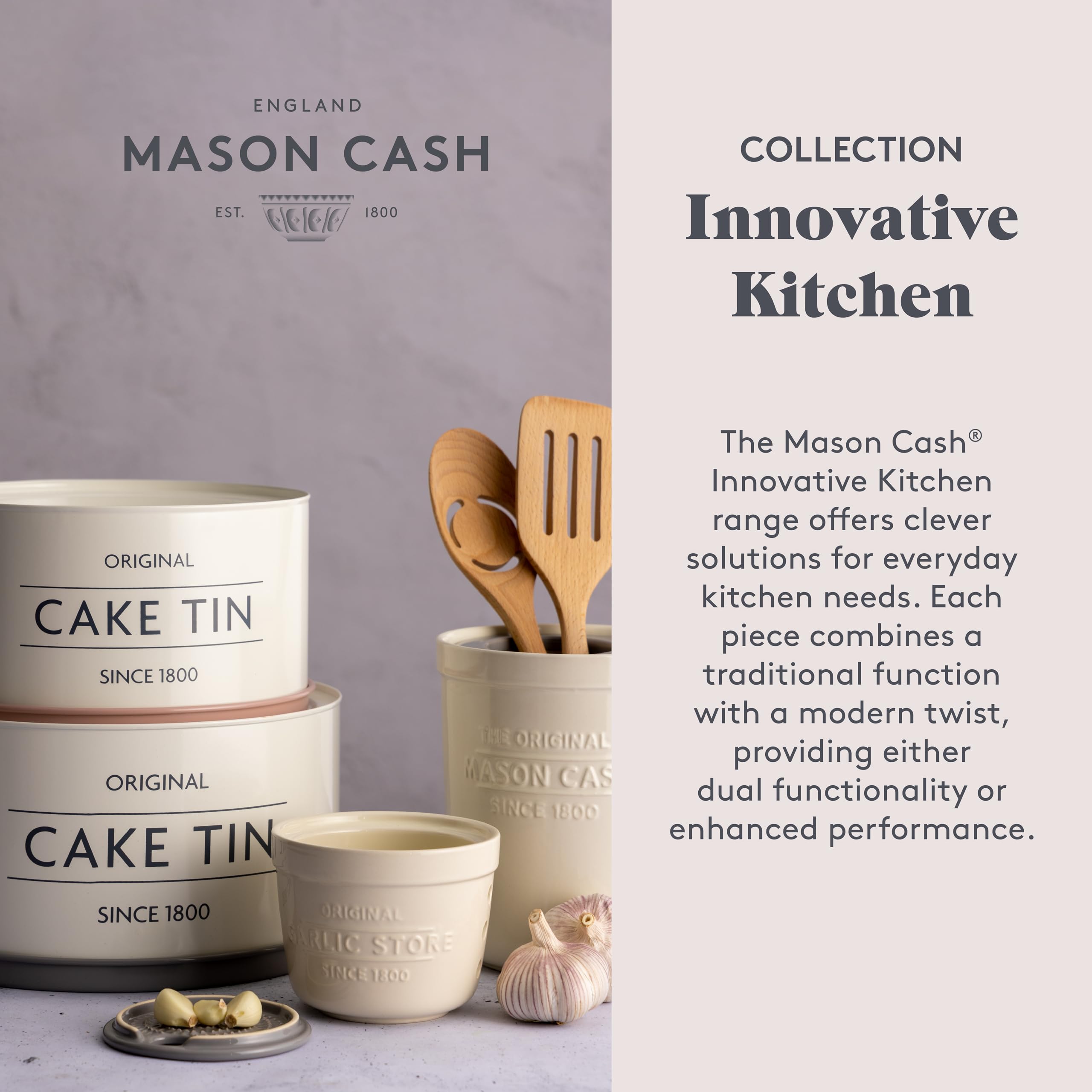 Mason Cash Innovative Kitchen Cream Stoneware Pie Dish - 29 cm Round | Oven Safe 6