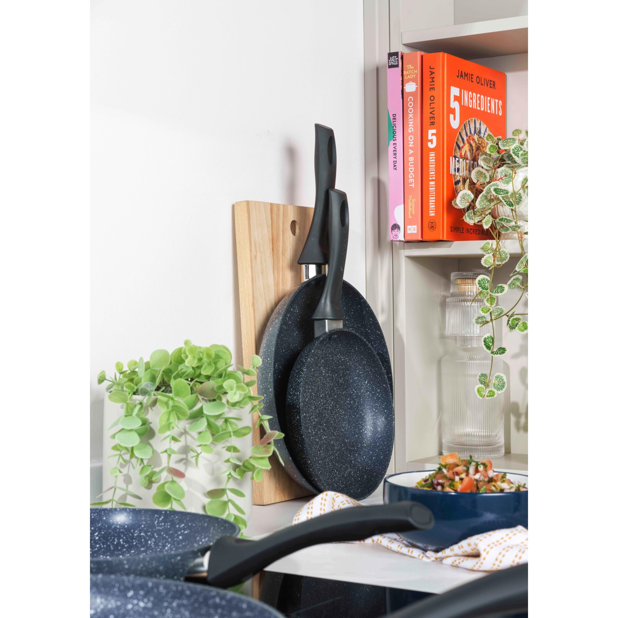 Russell Hobbs Nightfall Stone 28cm Crepe & Pancake Pan - Non-Stick, Induction Suitable, PFOA-Free 7