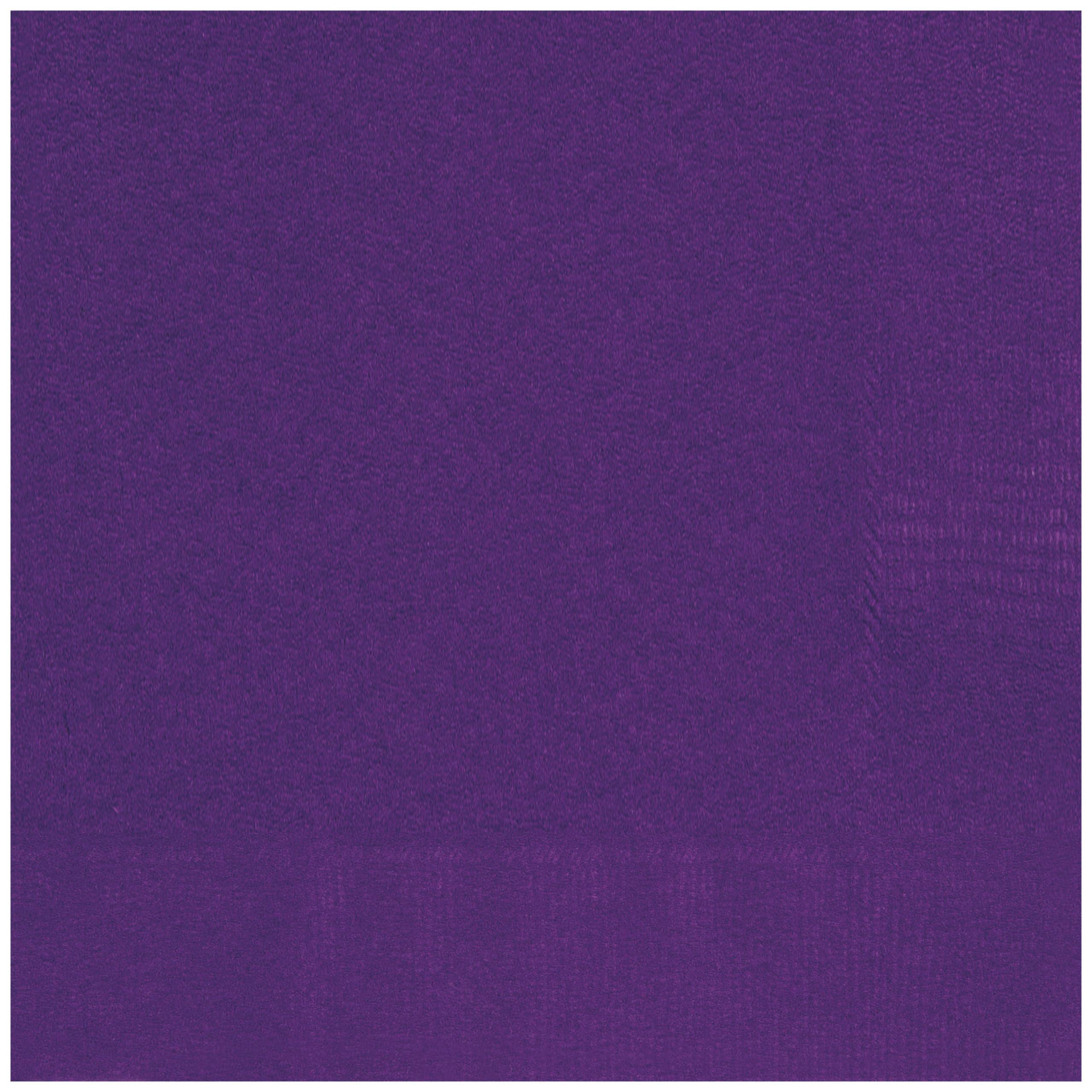 Unique Party Paper Napkins - Deep Purple | 50 Count | 16.5 cm Square